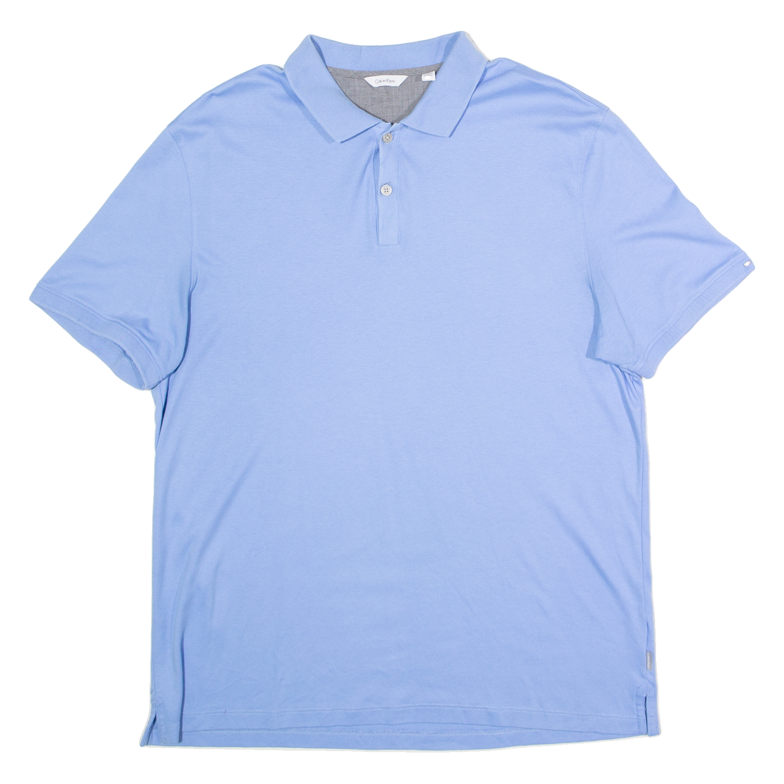 CALVIN KLEIN Mens Polo Shirt Blue L Refurbished - N/A refurbished available on Cerqular