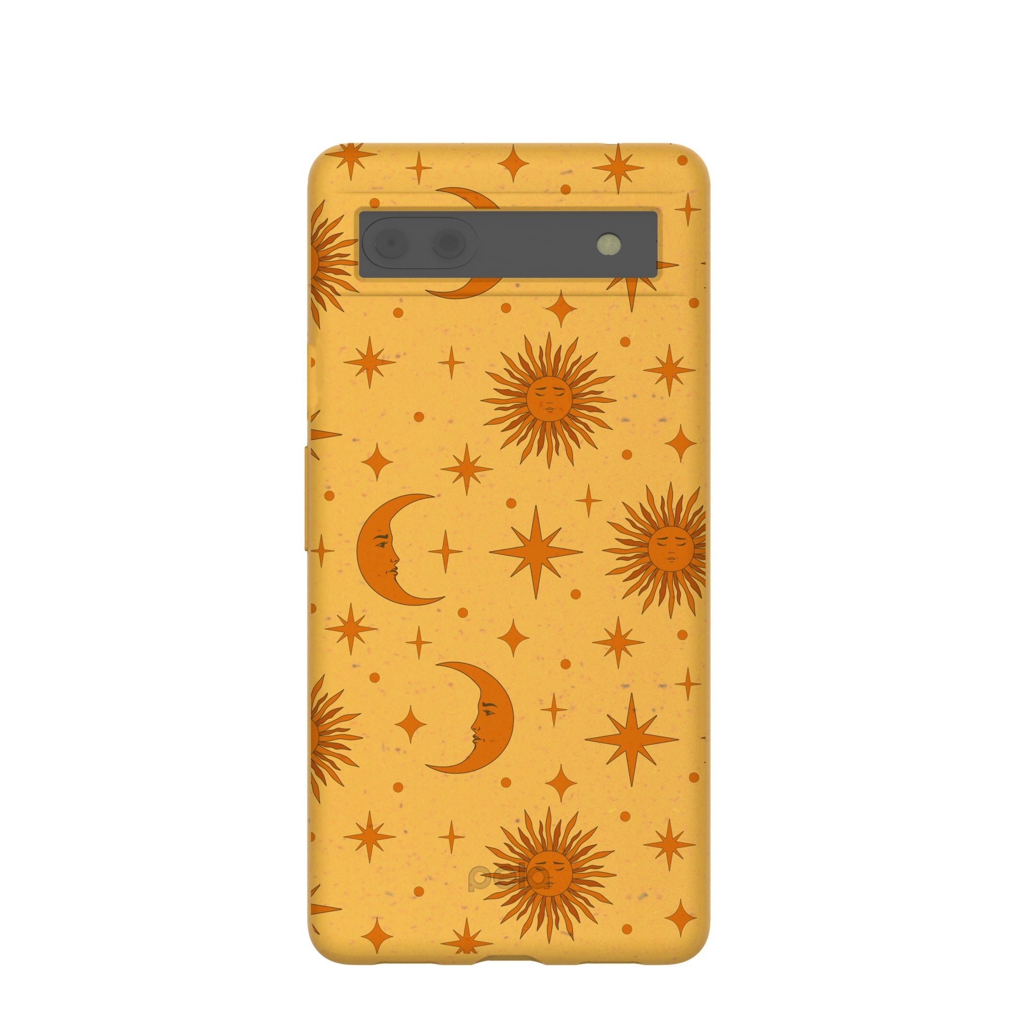 Honey Sun and Moon Google Pixel 6a Case Refurbished - Pela Case refurbished available on Cerqular