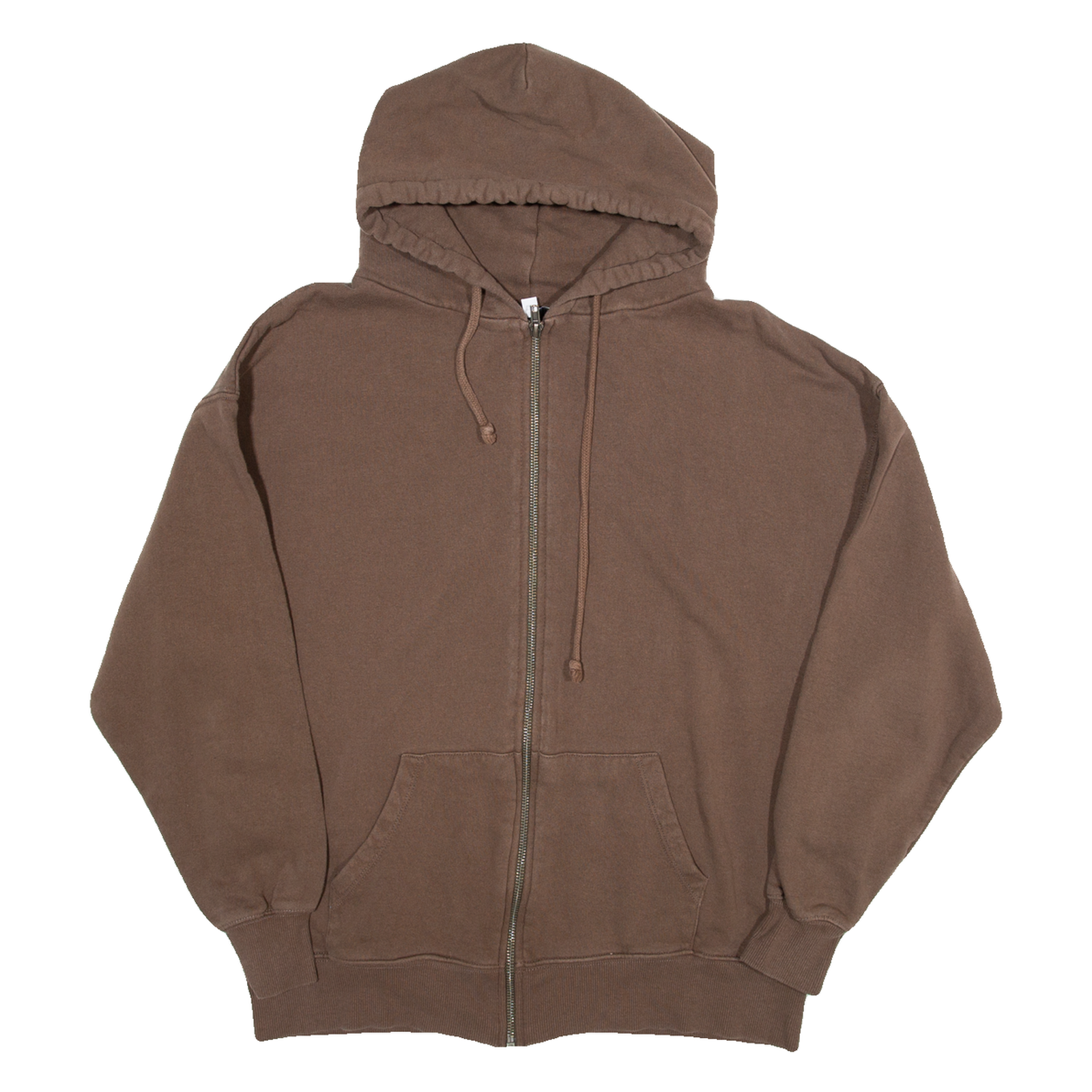 SUBDUED Womens Brown Hoodie Full Zip S Refurbished - N/A refurbished available on Cerqular