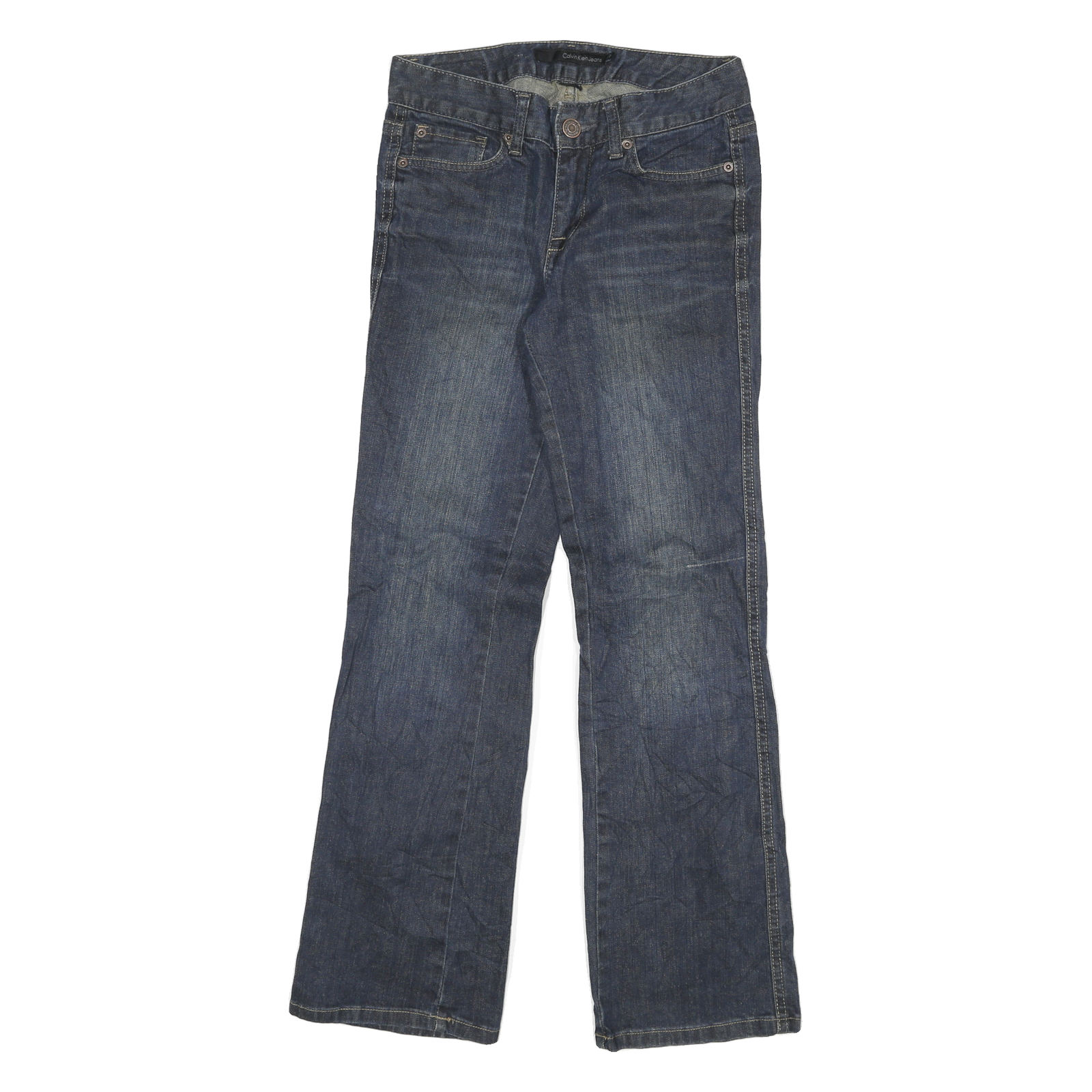 Buy CALVIN KLEIN Womens Regular Fit Blue Denim Jeans W28 L29 Stylish Cotton Blend Refurbished - $31.19 CALVIN KLEIN Womens Regular Fit Blue Denim Jeans W28 L29 Stylish Cotton Blend Refurbished - N/A refurbished available on Cerqular