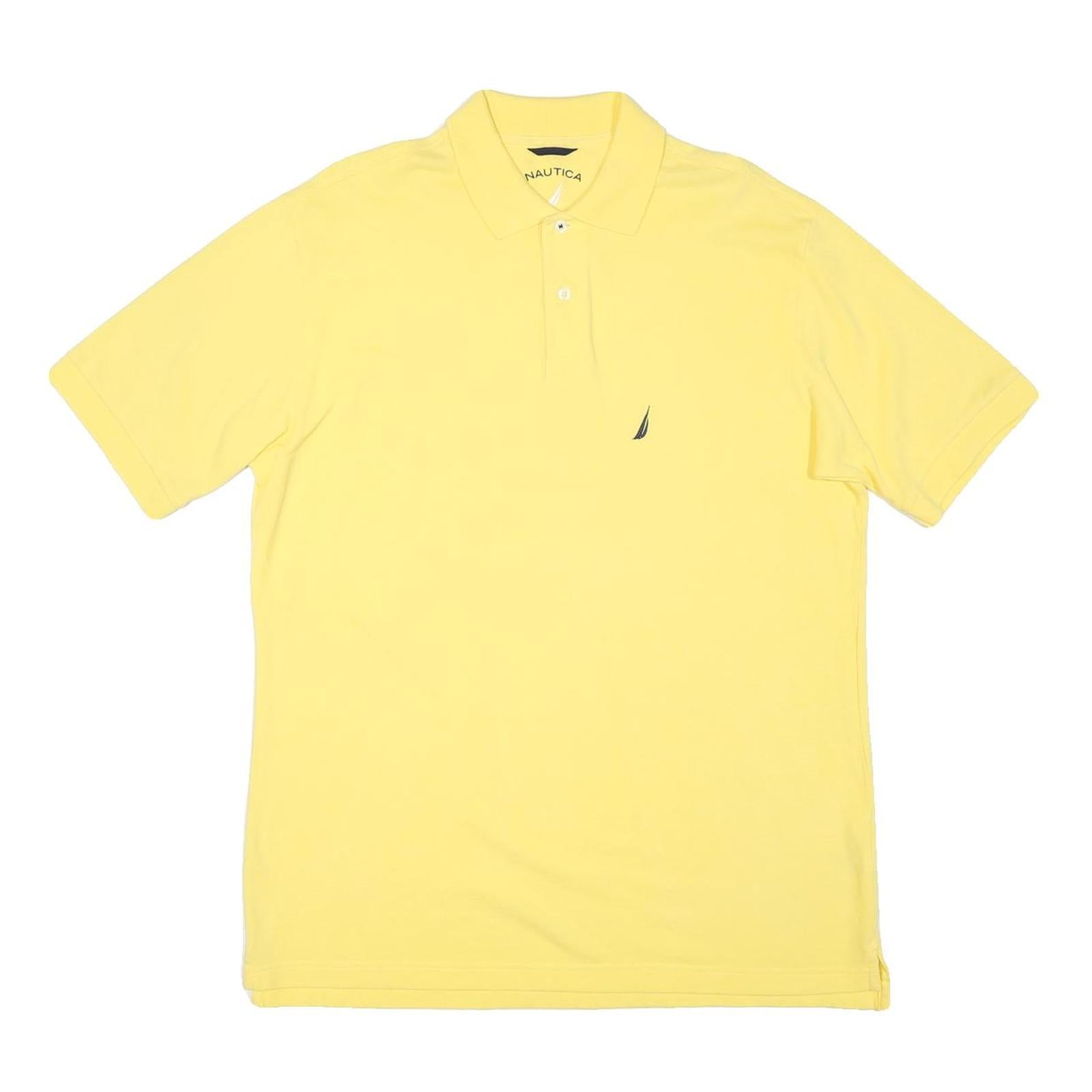 Buy NAUTICA Mens Yellow Short Sleeve Plain Polo Shirt M Cotton Blend Casual Refurbished - $25.99 NAUTICA Mens Yellow Short Sleeve Plain Polo Shirt M Cotton Blend Casual Refurbished - N/A refurbished available on Cerqular