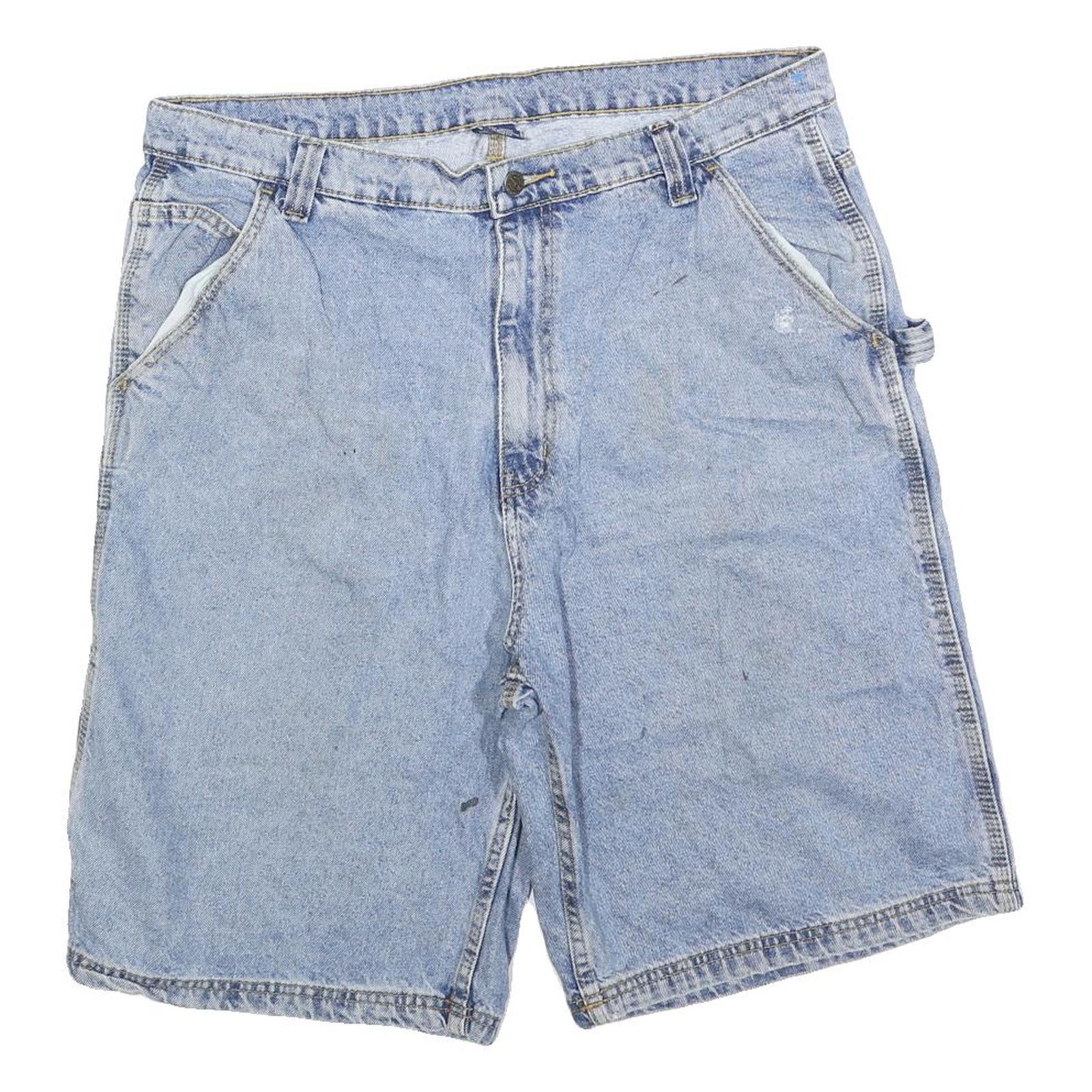 KK BRAND Mens Denim Light Blue Casual Shorts XL W38 Cotton Blend Regular Fit Refurbished - N/A refurbished available on Cerqular