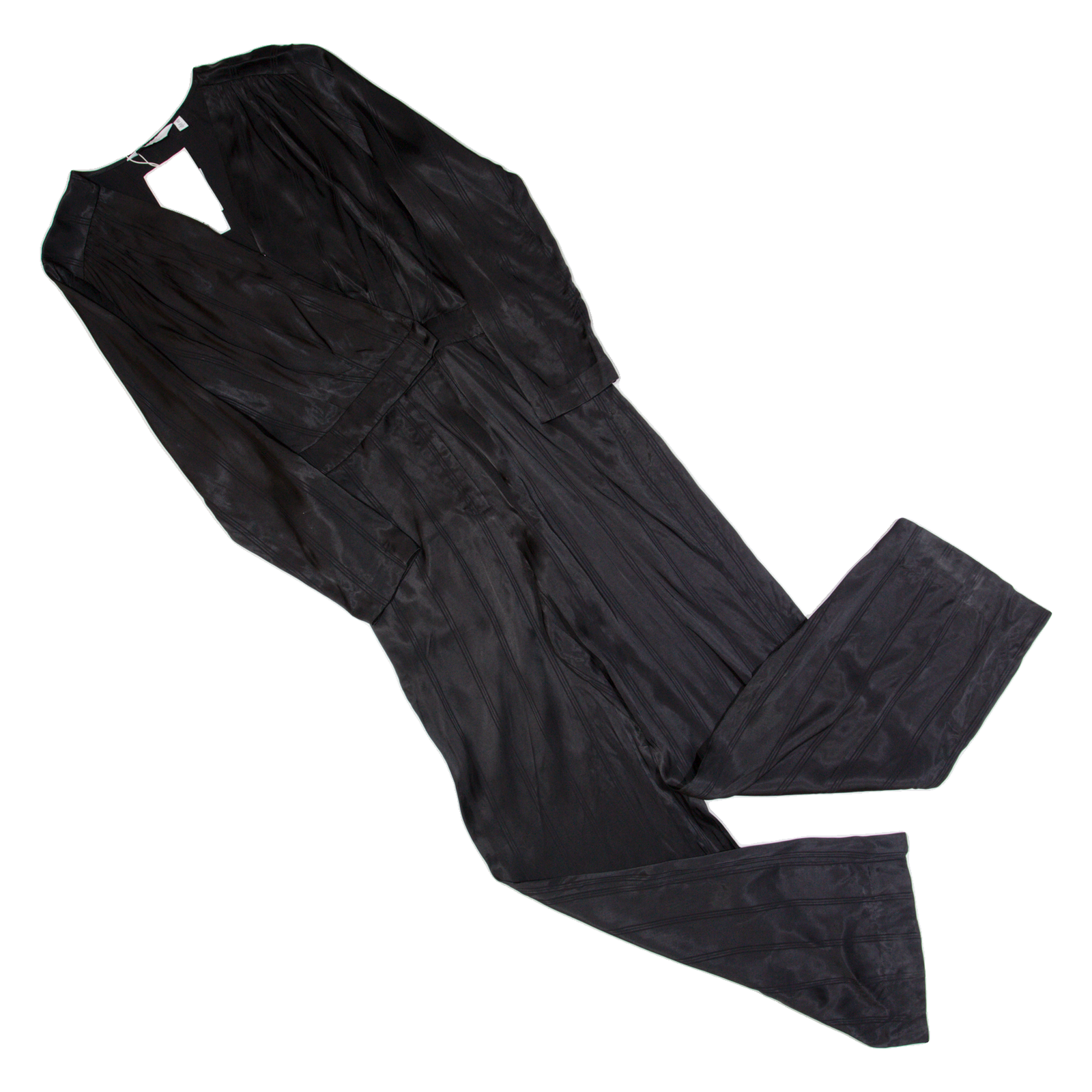 & OTHER STORIES Womens Jumpsuit Black Striped Wide-Leg S Refurbished - N/A refurbished available on Cerqular