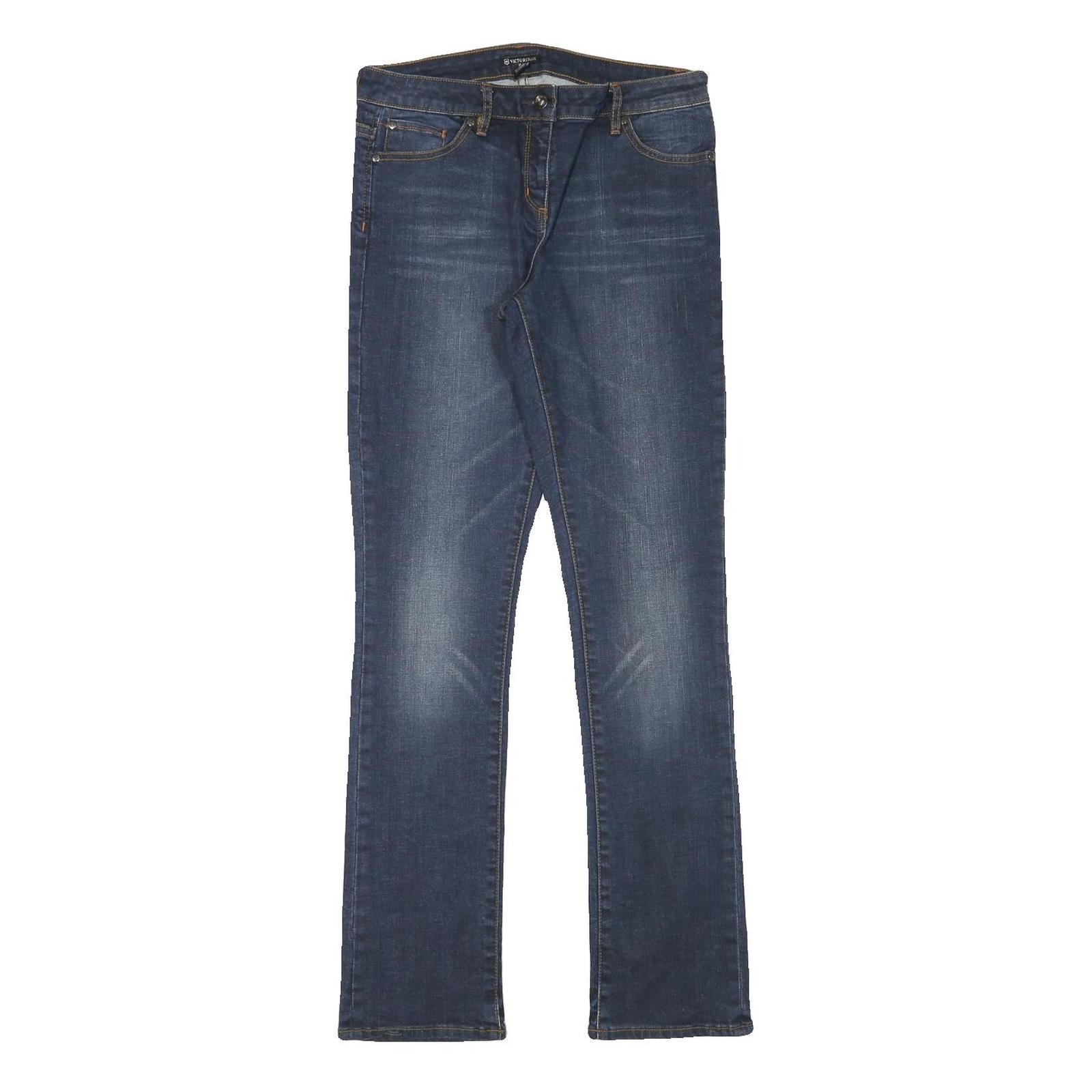 VICTORINOX Womens Jeans Blue Slim Skinny Denim Medium W28 L31 Stretch Zip Refurbished - N/A refurbished available on Cerqular