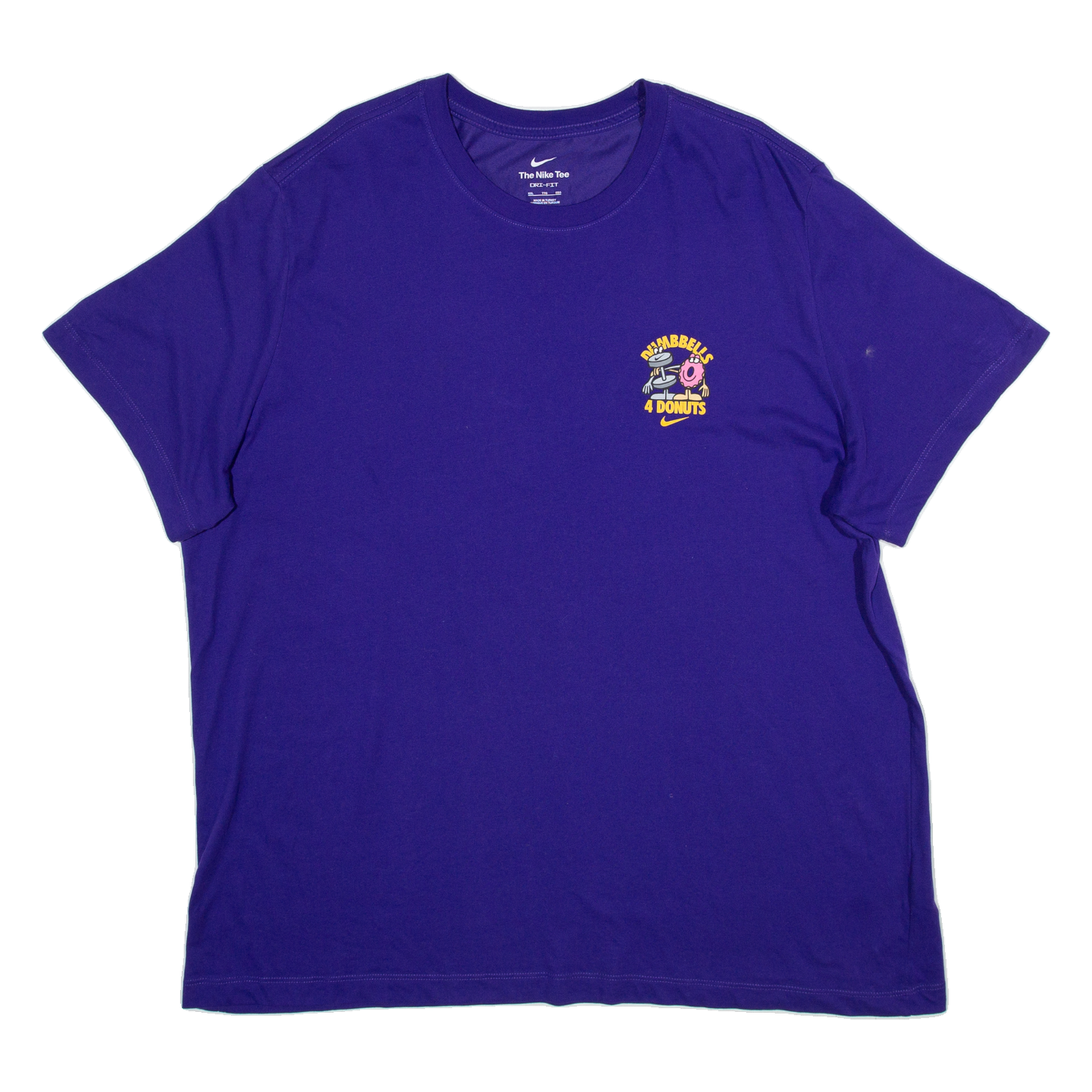 NIKE Womens T-Shirt Purple 2XL Refurbished - N/A refurbished available on Cerqular