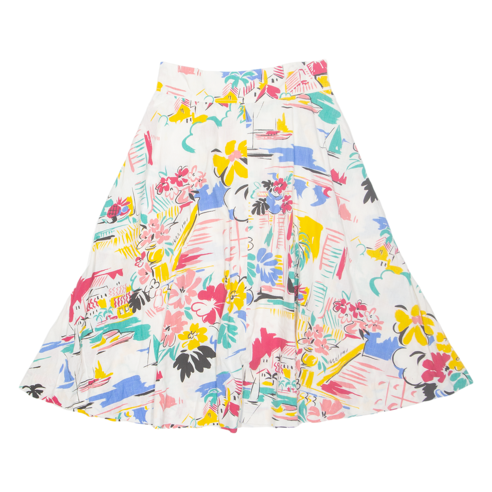 Buy Womens A-Line Skirt White Midi Floral S Refurbished - $18.19 Womens A-Line Skirt White Midi Floral S Refurbished - N/A refurbished available on Cerqular