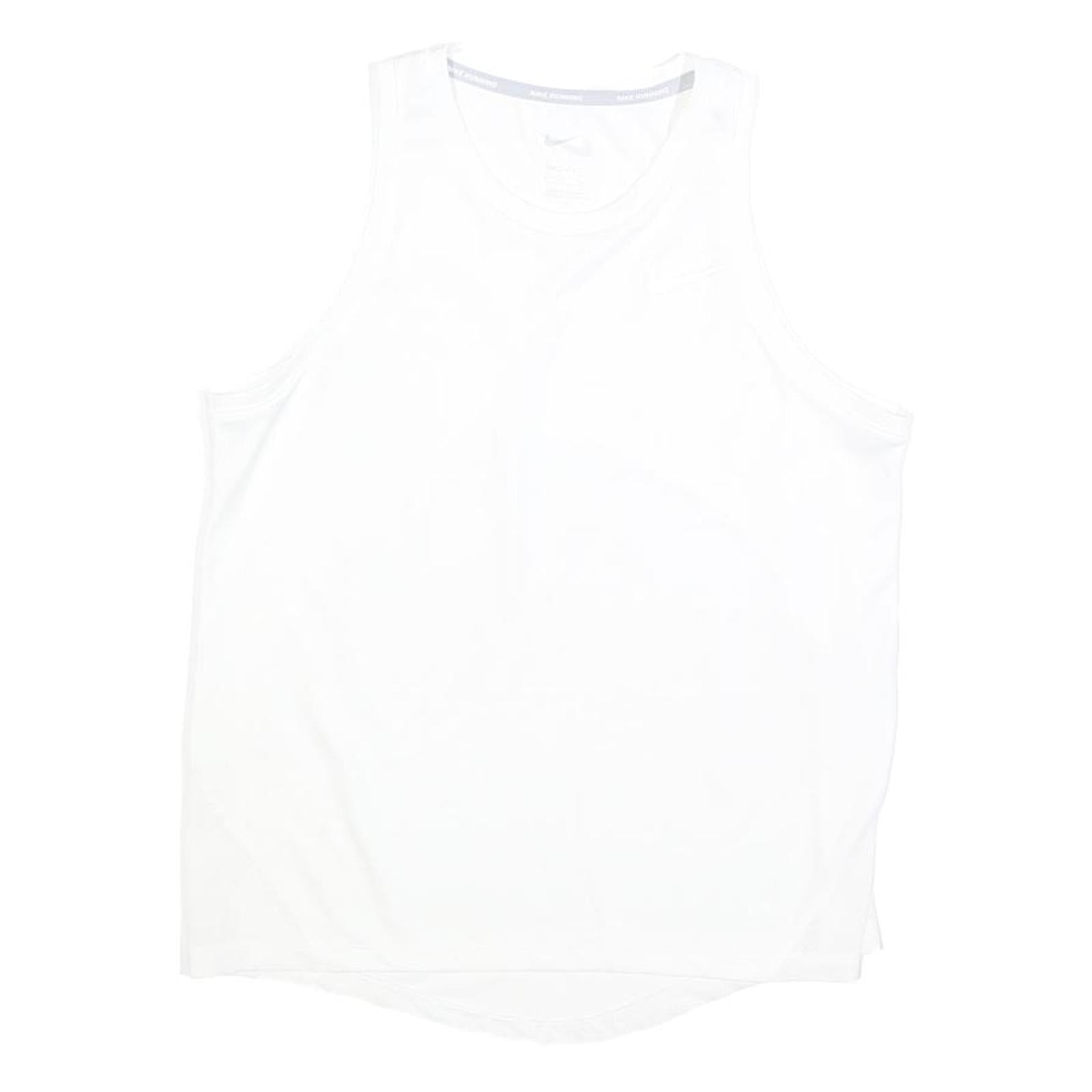 NIKE Womens White Sleeveless T-Shirt Athletic S Crew Neck Lightweight Sportswear Refurbished - N/A refurbished available on Cerqular