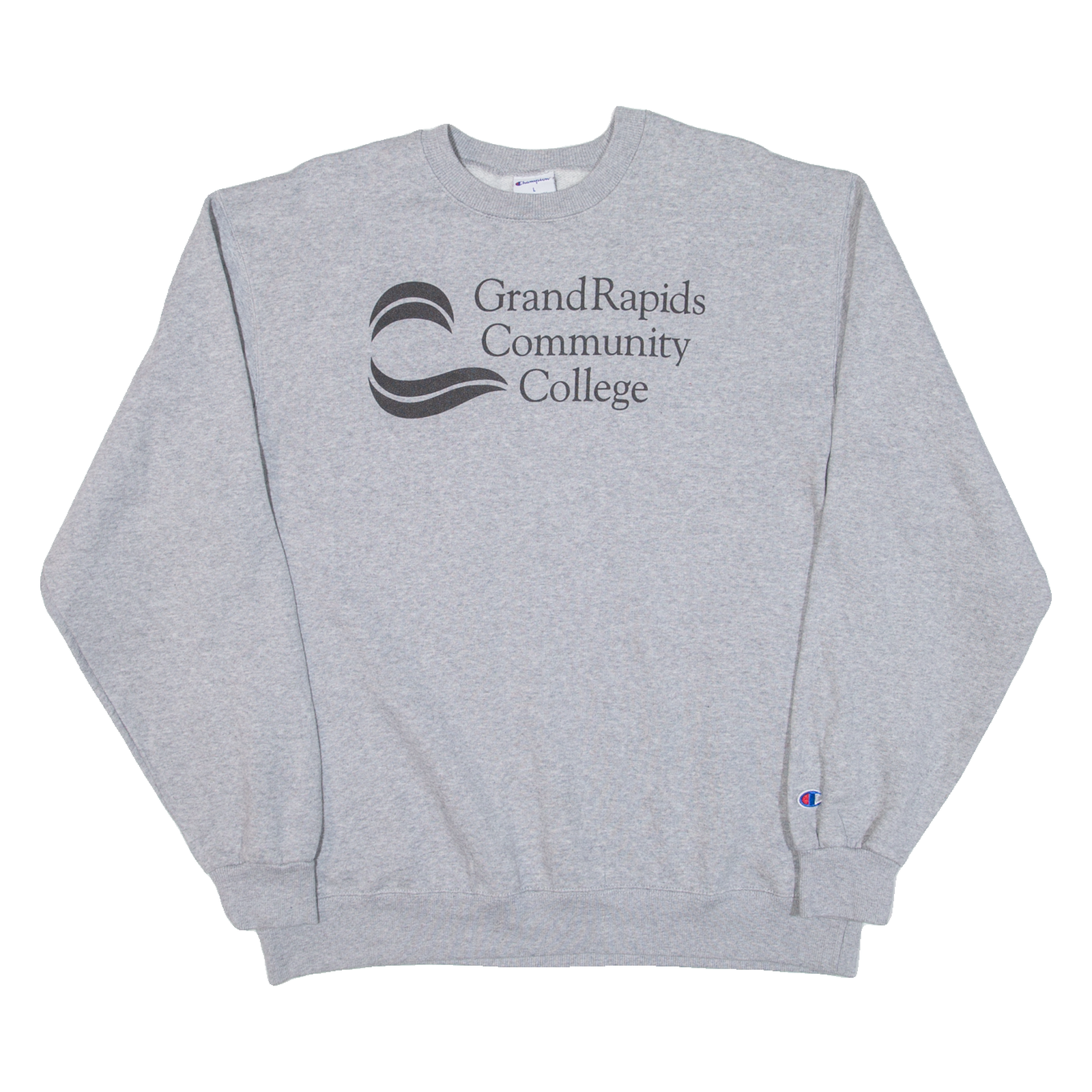 Buy CHAMPION Grand Rapids Community College Mens Sweatshirt Grey USA L Refurbished - $28.59 CHAMPION Grand Rapids Community College Mens Sweatshirt Grey USA L Refurbished - N/A refurbished available on Cerqular