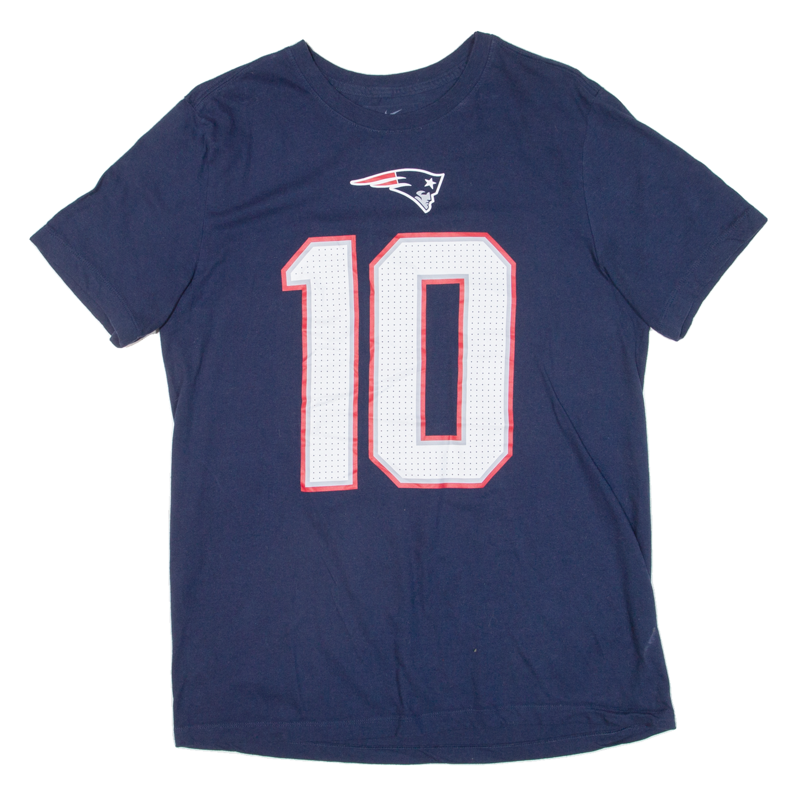 NIKE New England Patriots Mens T-Shirt Blue USA M Refurbished - N/A refurbished available on Cerqular
