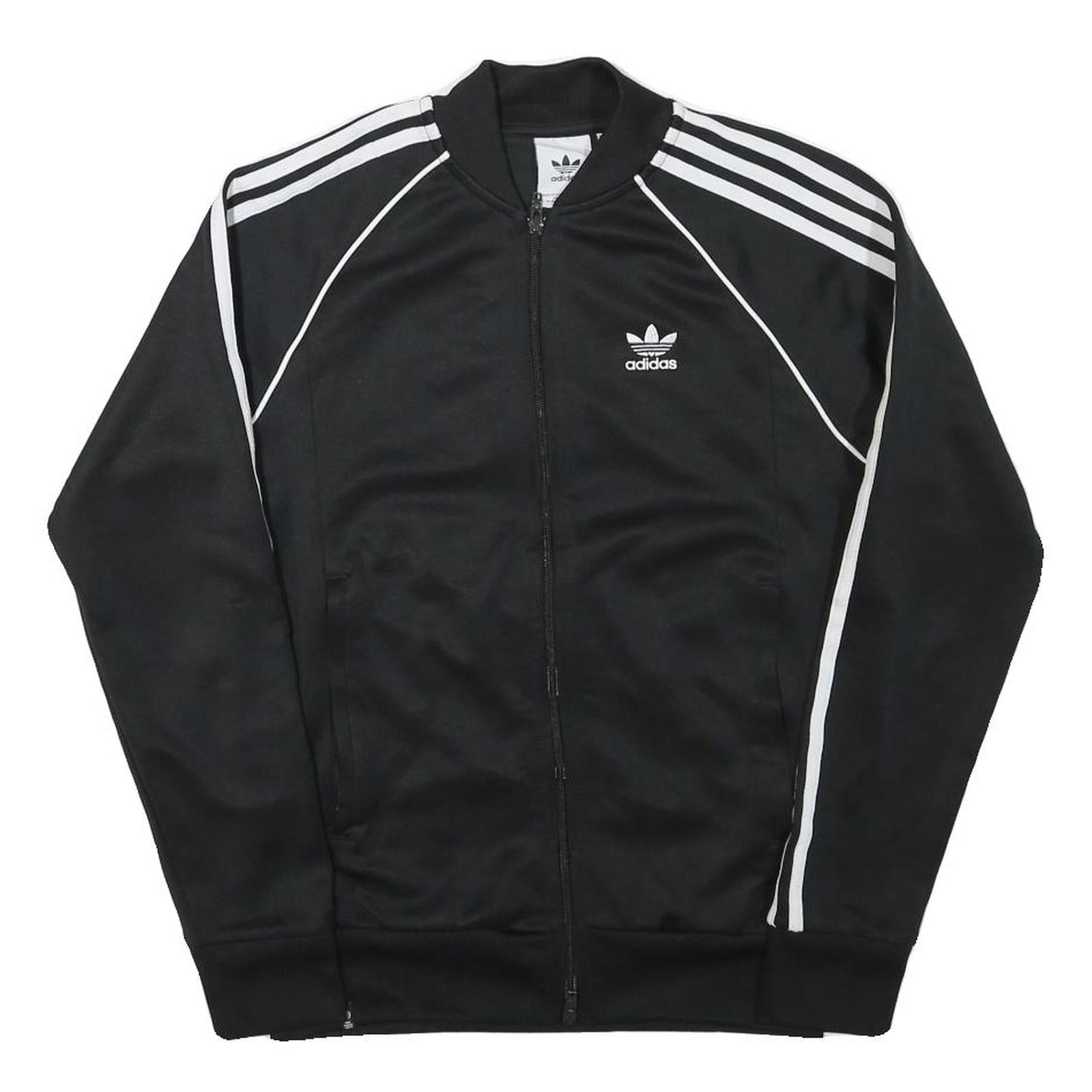 Buy ADIDAS Mens Black & White Originals Track Jacket S Polyester Blend Zip Classic Refurbished - $41.59 ADIDAS Mens Black & White Originals Track Jacket S Polyester Blend Zip Classic Refurbished - N/A refurbished available on Cerqular