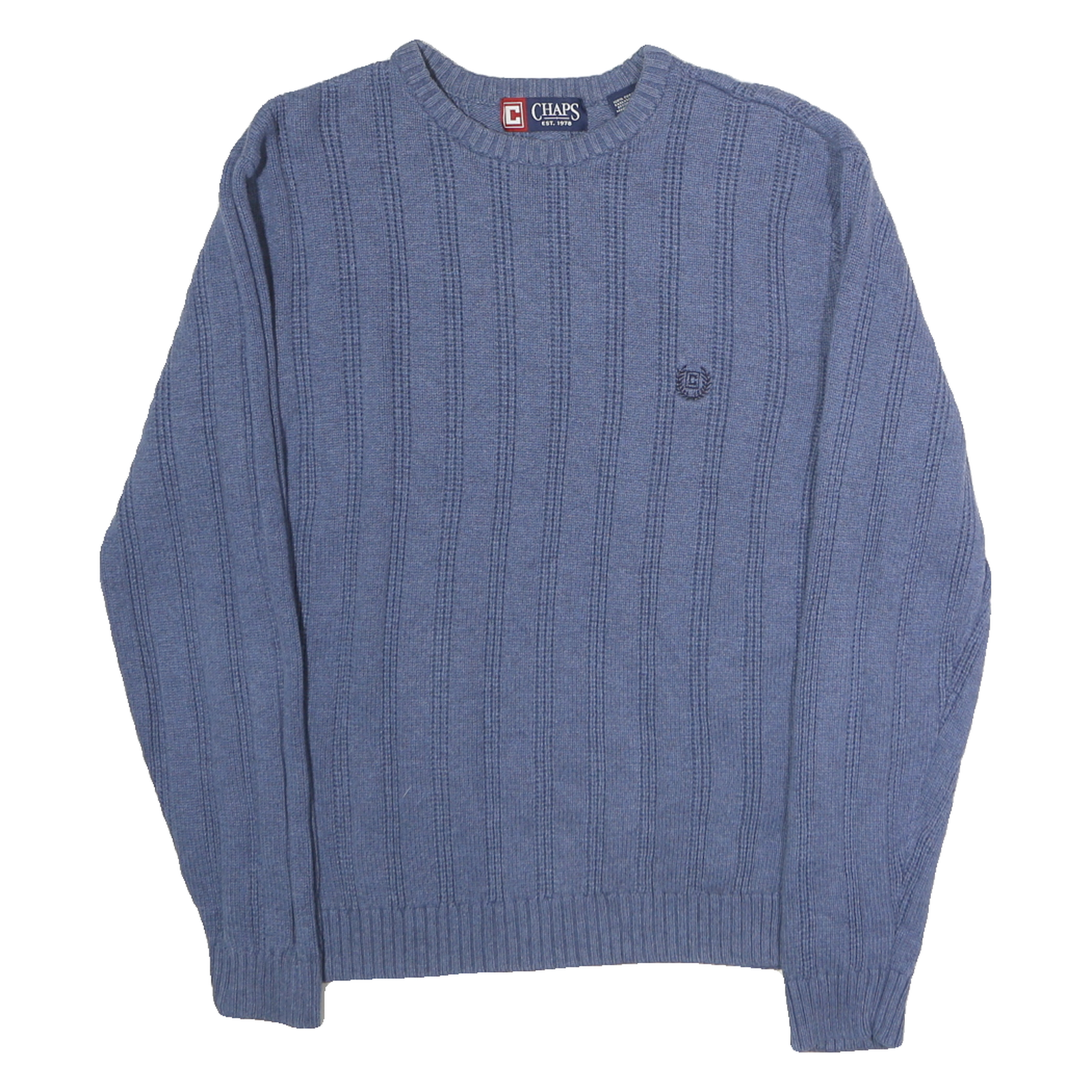 Buy CHAPS Mens Blue Patterned Cotton Jumper Crew Neck Basic Knit S Classic Style Refurbished - $36.39 CHAPS Mens Blue Patterned Cotton Jumper Crew Neck Basic Knit S Classic Style Refurbished - N/A refurbished available on Cerqular