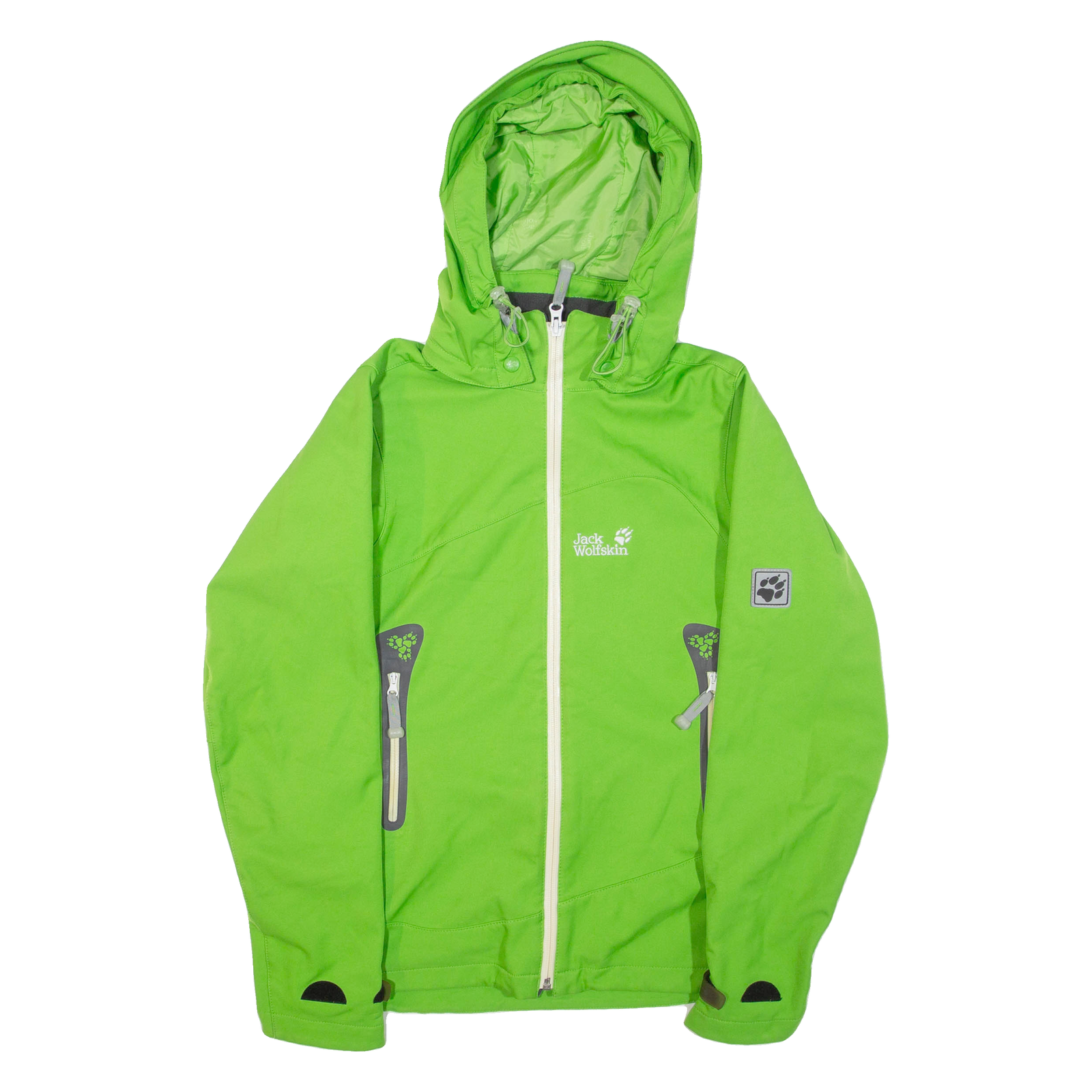 JACK WOLFSKIN Womens Jacket Green Hooded UK 8 Refurbished - N/A refurbished available on Cerqular