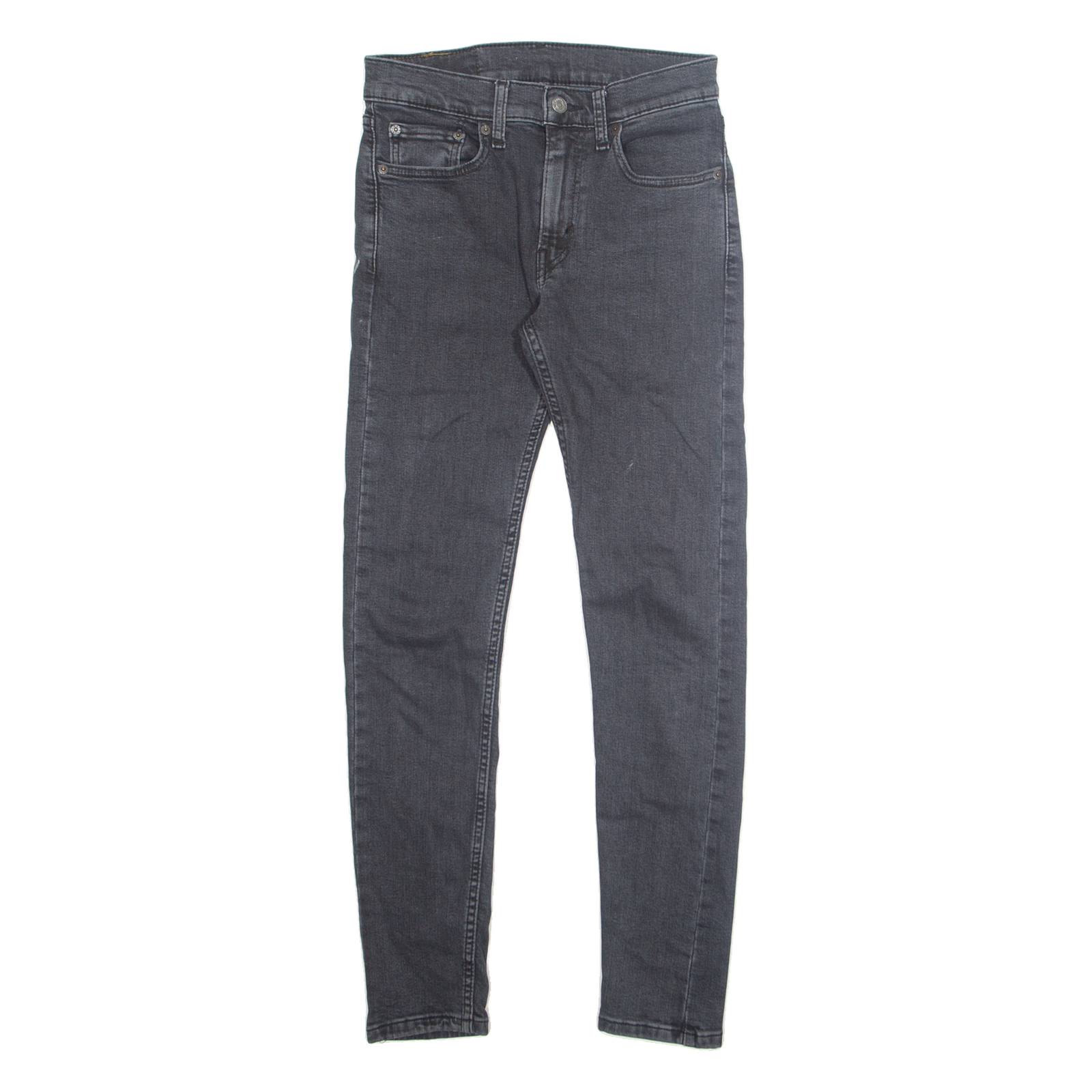 LEVI'S 519 Hi-ball Mens Jeans Grey Slim Tapered Stone Wash W28 L30 Refurbished - N/A refurbished available on Cerqular