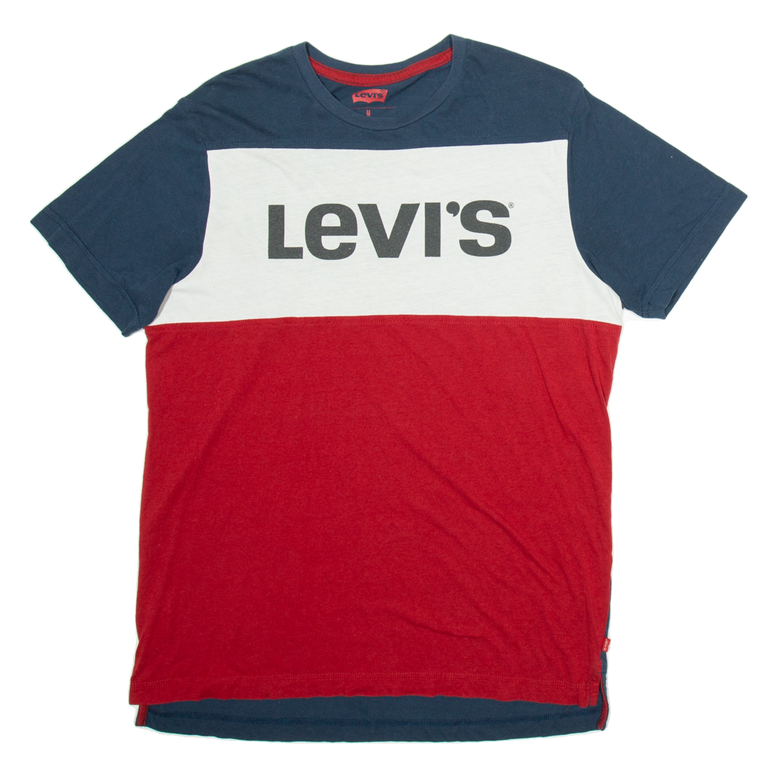 LEVI'S Mens T-Shirt Blue M Refurbished - N/A refurbished available on Cerqular