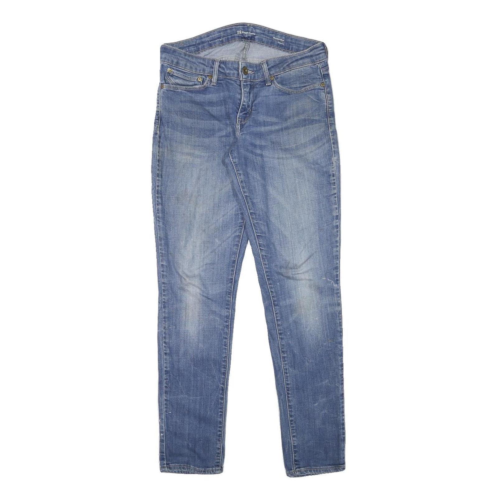 LEVI'S Womens Slim Blue Denim Cotton Blend Slim Jeans W28 L28 Classic Fit Refurbished - N/A refurbished available on Cerqular