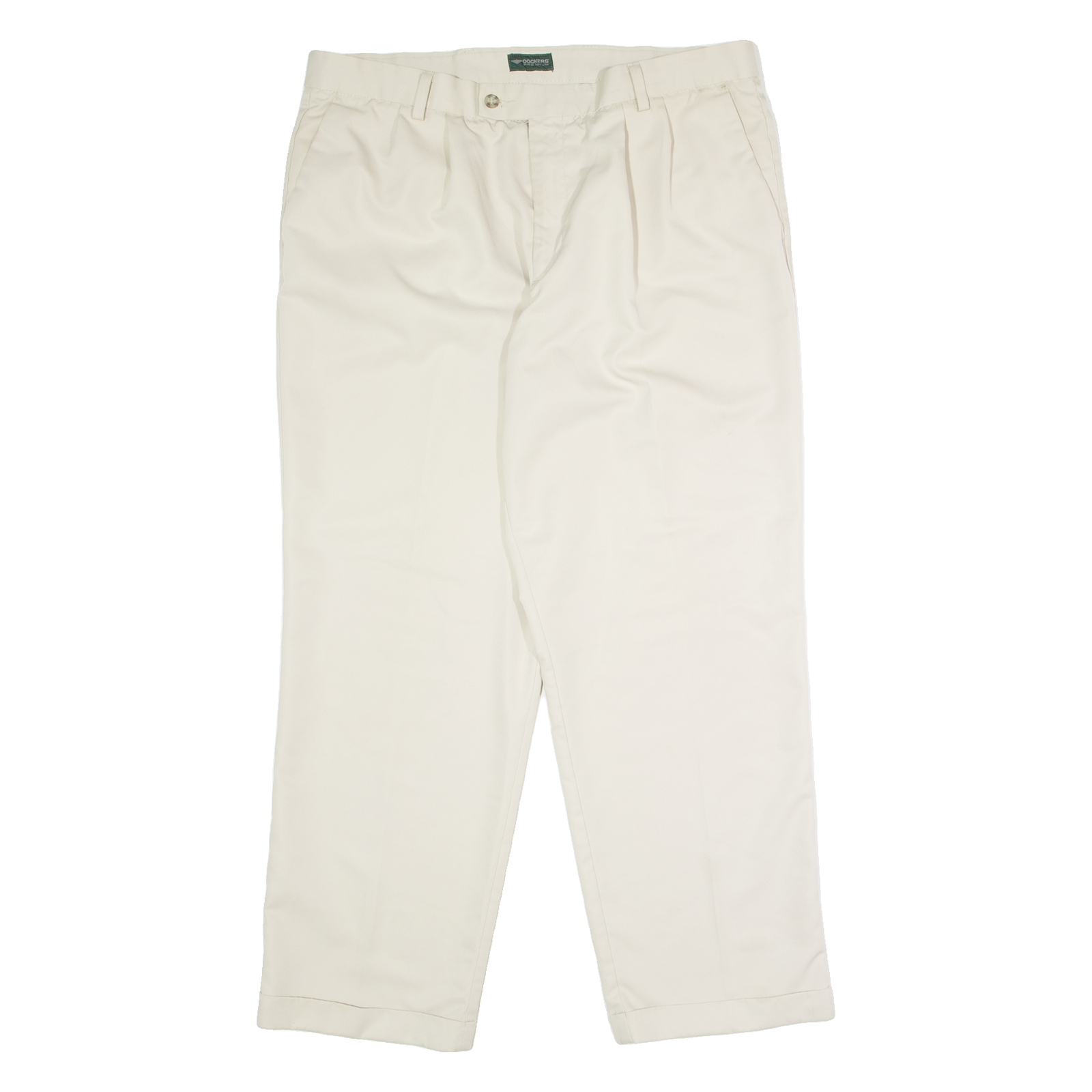 DOCKERS Mens Trousers Beige Regular Straight W36 L30 Refurbished - N/A refurbished available on Cerqular