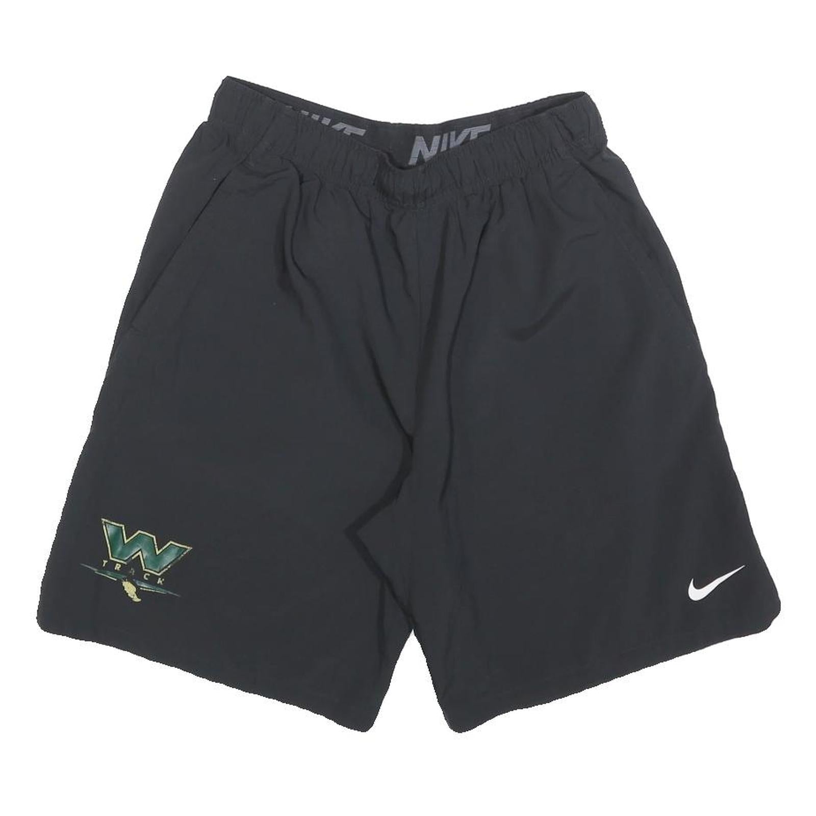 NIKE Mens Shorts Black Track Casual M W28 Lightweight Polyester Sportswear Refurbished - N/A refurbished available on Cerqular