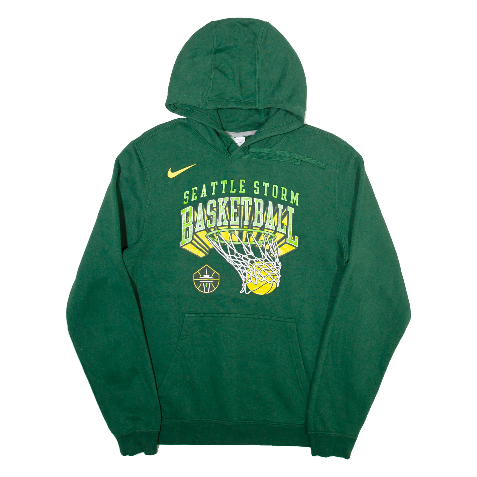 NIKE Seattle Storm Basketball Mens Green Hoodie USA S Refurbished - N/A refurbished available on Cerqular