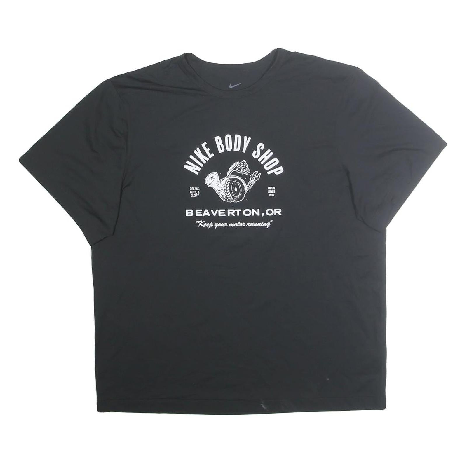 NIKE Mens Black Graphic T-Shirt XL Short Sleeve Crew Neck Sports Casual Refurbished - N/A refurbished available on Cerqular