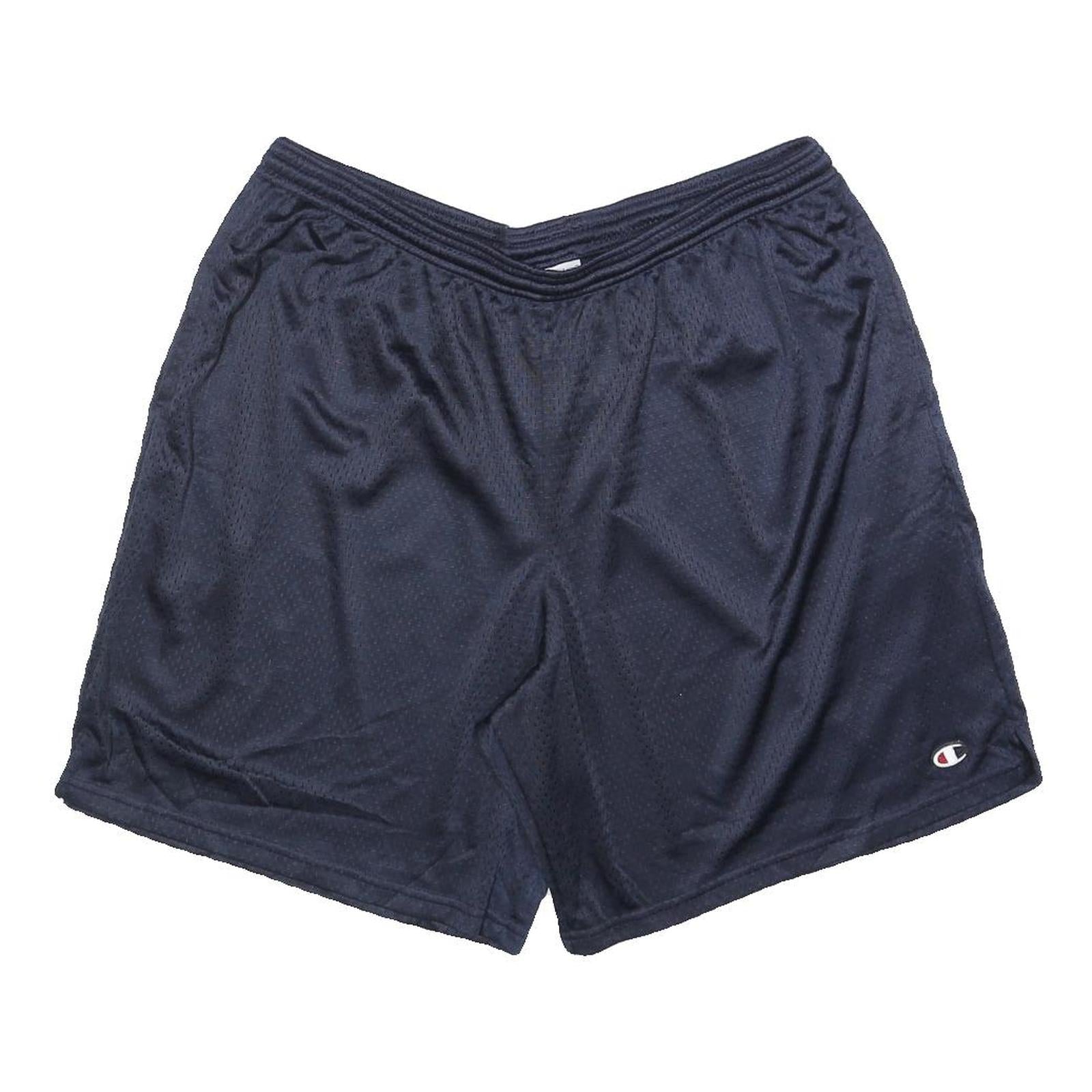 CHAMPION Mens Shorts Navy Blue Casual Polyester XL W36 Comfortable Fit Refurbished - N/A refurbished available on Cerqular