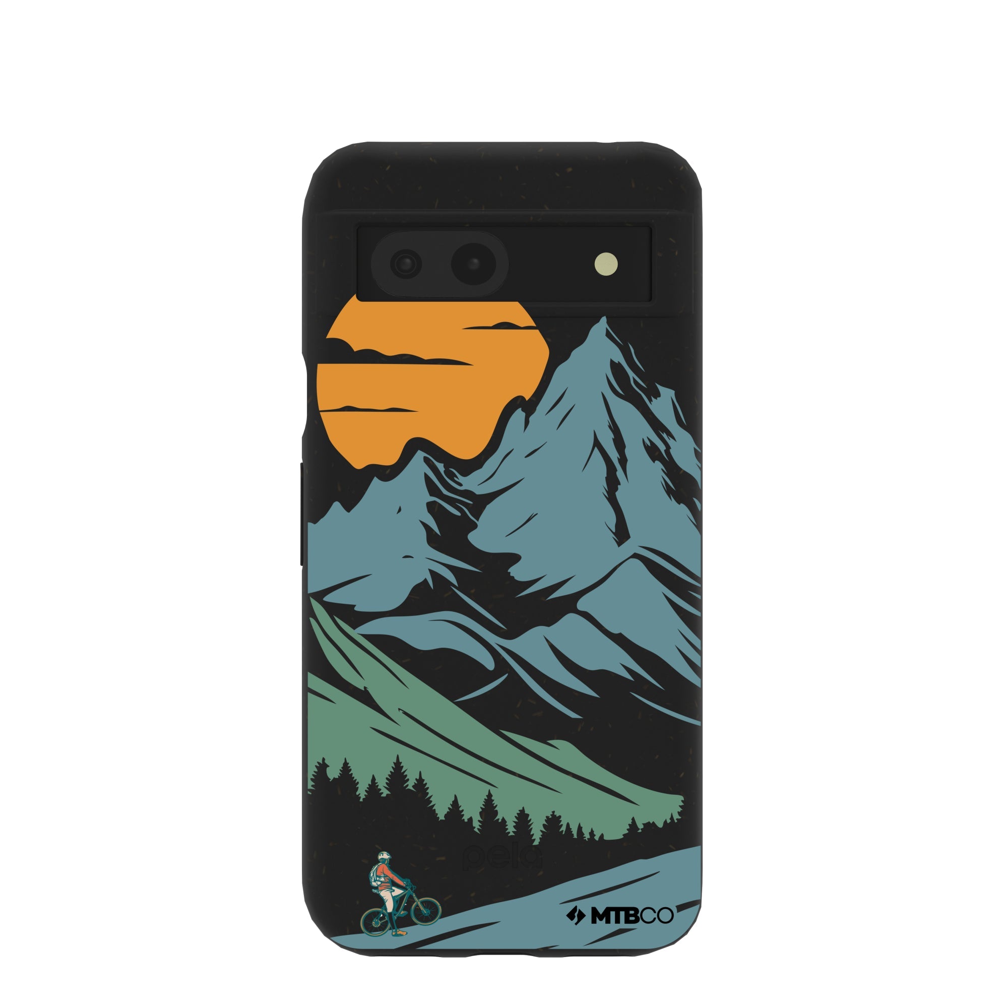 Buy Black Vintage Peaks MTBCO Google Pixel 8a Case Refurbished - $65.00 Black Vintage Peaks MTBCO Google Pixel 8a Case Refurbished - Pela Case refurbished available on Cerqular
