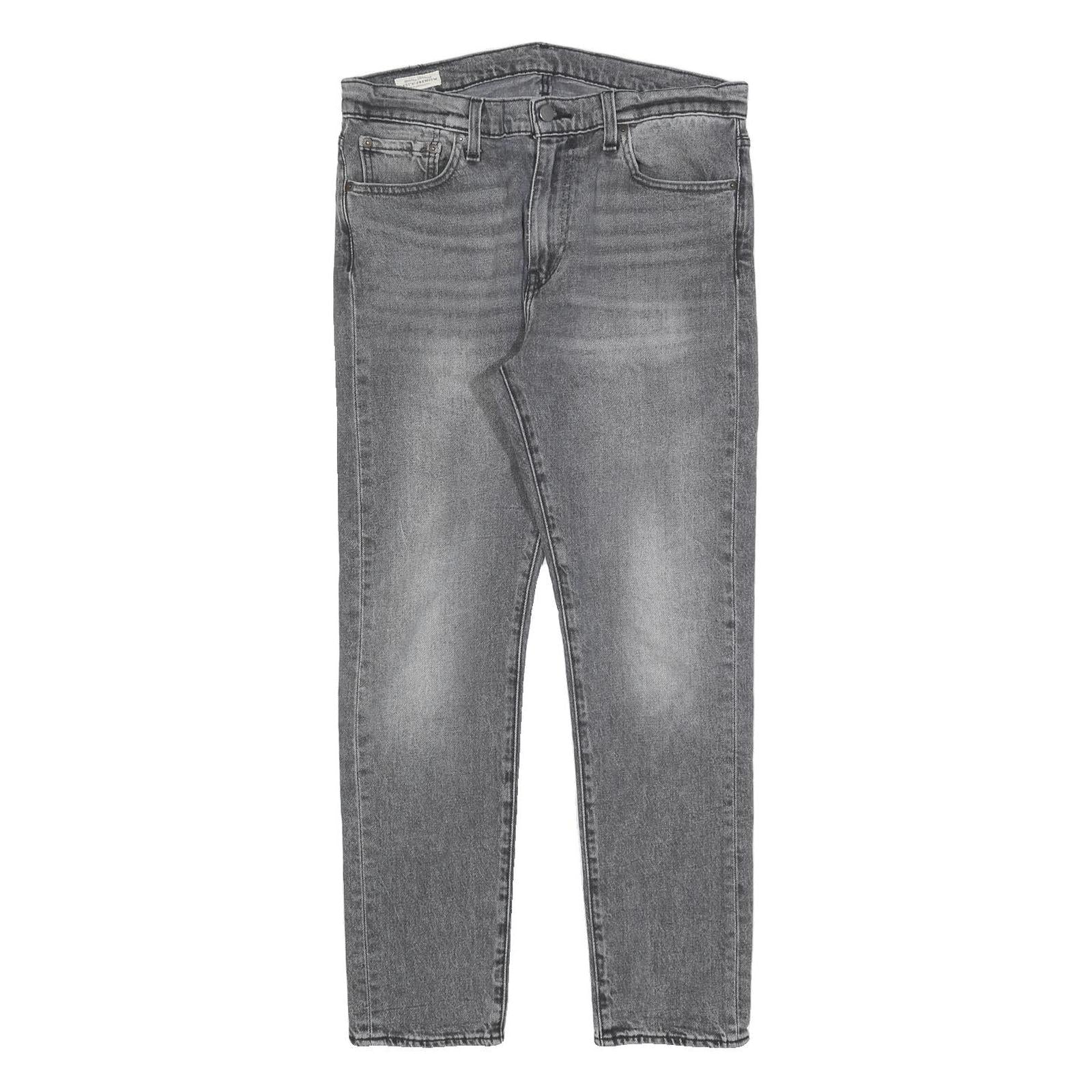 LEVI'S 510 Big E Mens Slim Jeans Grey Denim W33 L30 Zip Closure Stylish Fit Refurbished - N/A refurbished available on Cerqular
