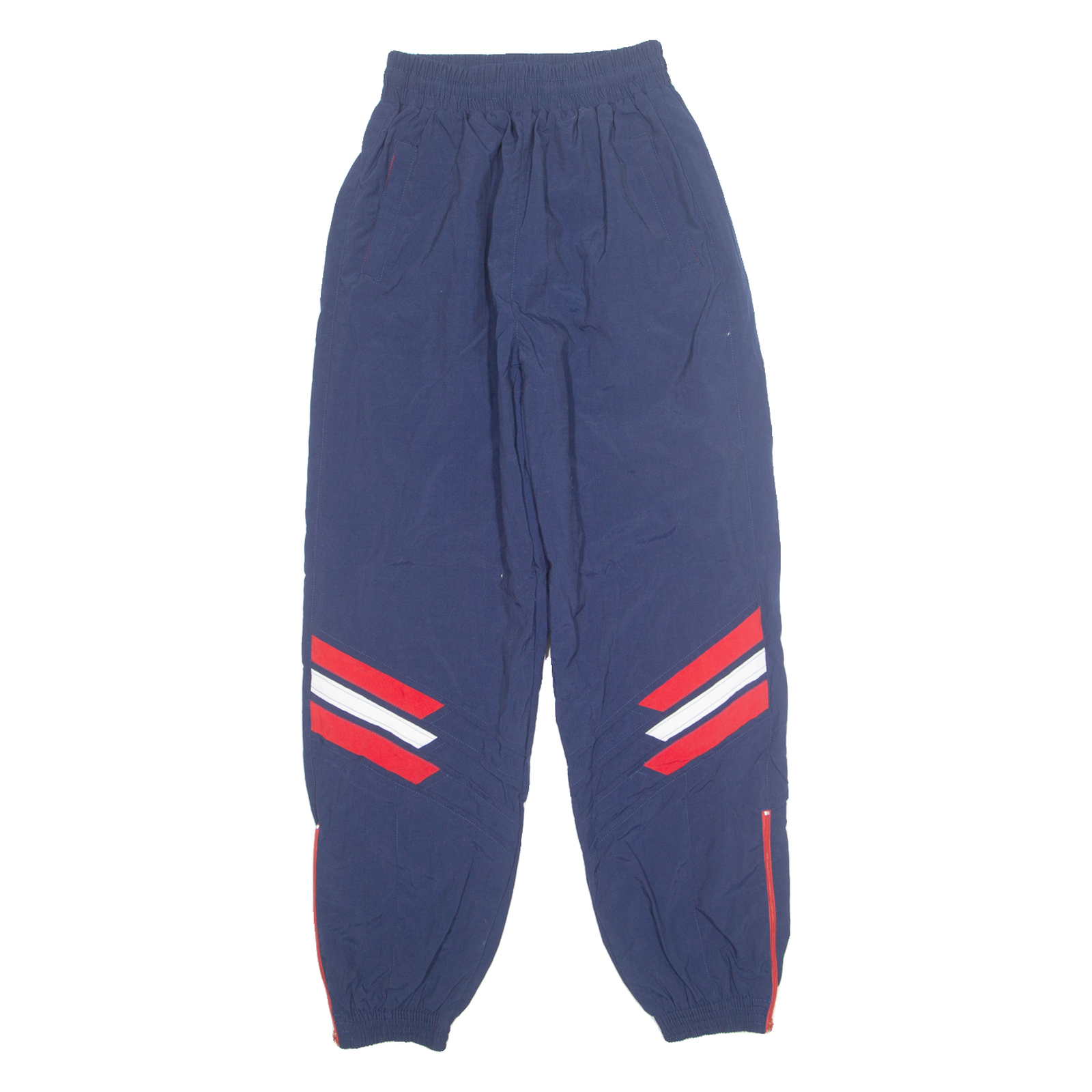 MARKA SPORTS Mens Track Pants Blue Tapered XS W23 L28 Refurbished - N/A refurbished available on Cerqular