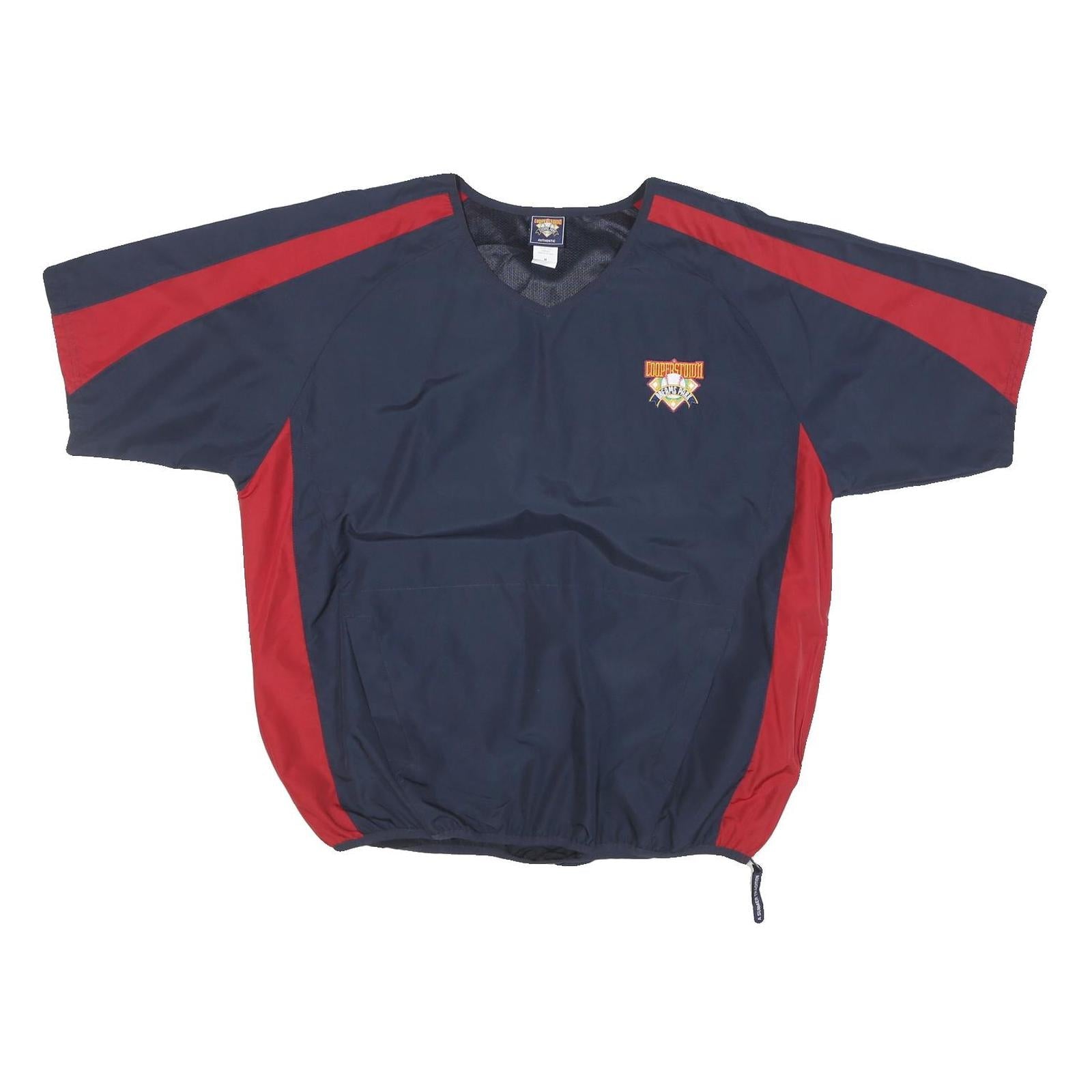 COOPERSTOWN Mens Navy & Red Polyester Blend Jacket M V-Neck Zip Sportswear Refurbished - N/A refurbished available on Cerqular