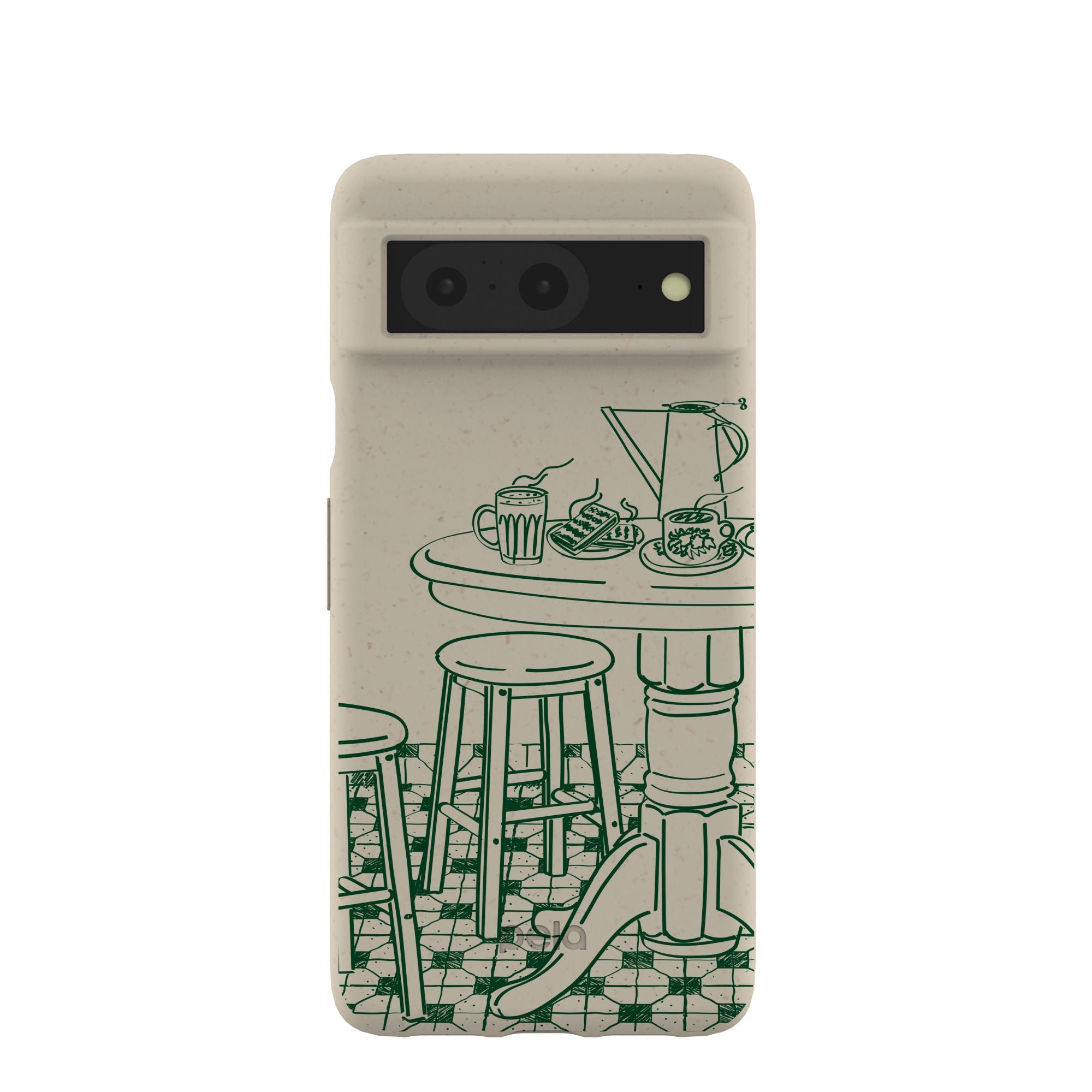 London Fog Brunch Google Pixel 8 Case Refurbished - Pela Case refurbished available on Cerqular