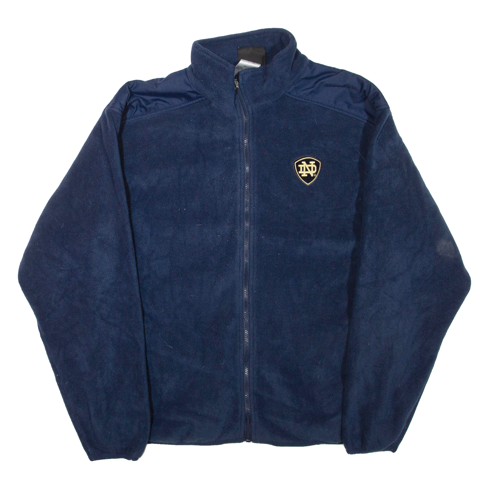 ADIDAS Notre Dame University Mens Fleece Jacket Blue L Refurbished - N/A refurbished available on Cerqular