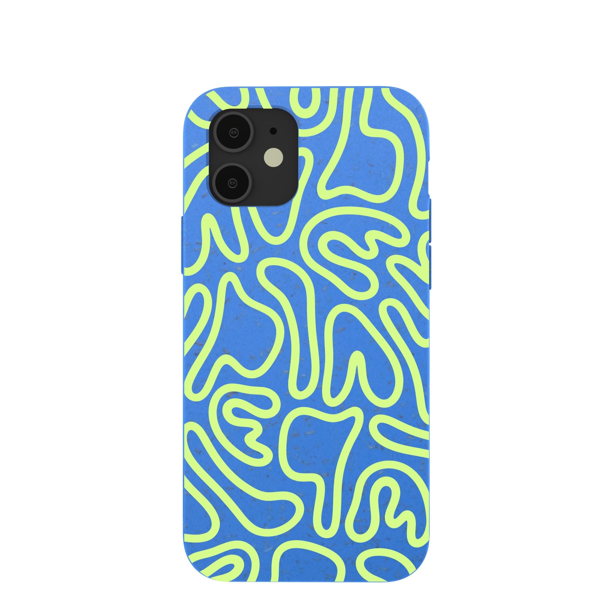 Electric Blue Dizzy Dreams iPhone 12/ iPhone 12 Pro Case Refurbished - Pela Case refurbished available on Cerqular