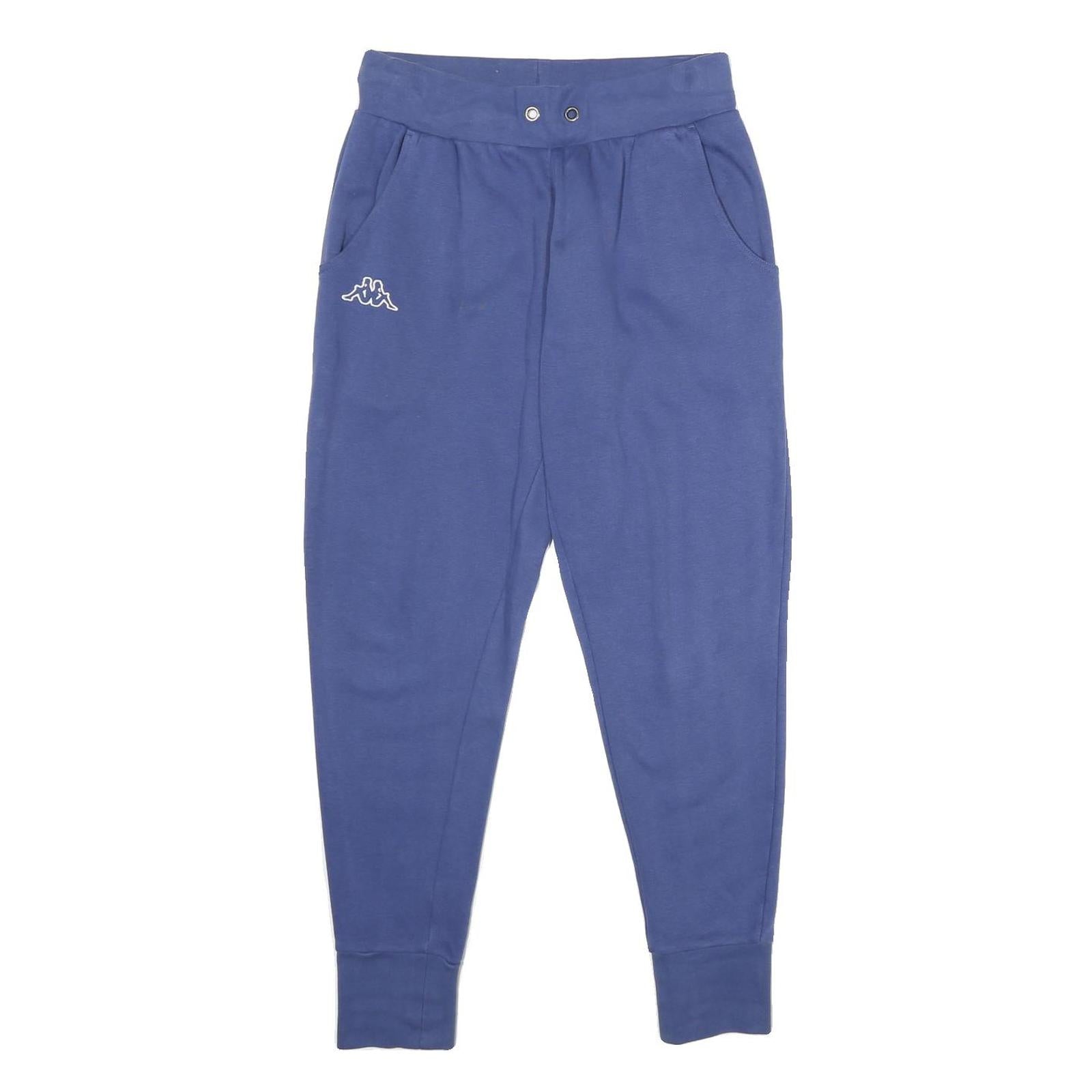 KAPPA Mens Joggers Blue S W28 L29 Slim Tapered Cotton Blend Casualwear Refurbished - N/A refurbished available on Cerqular