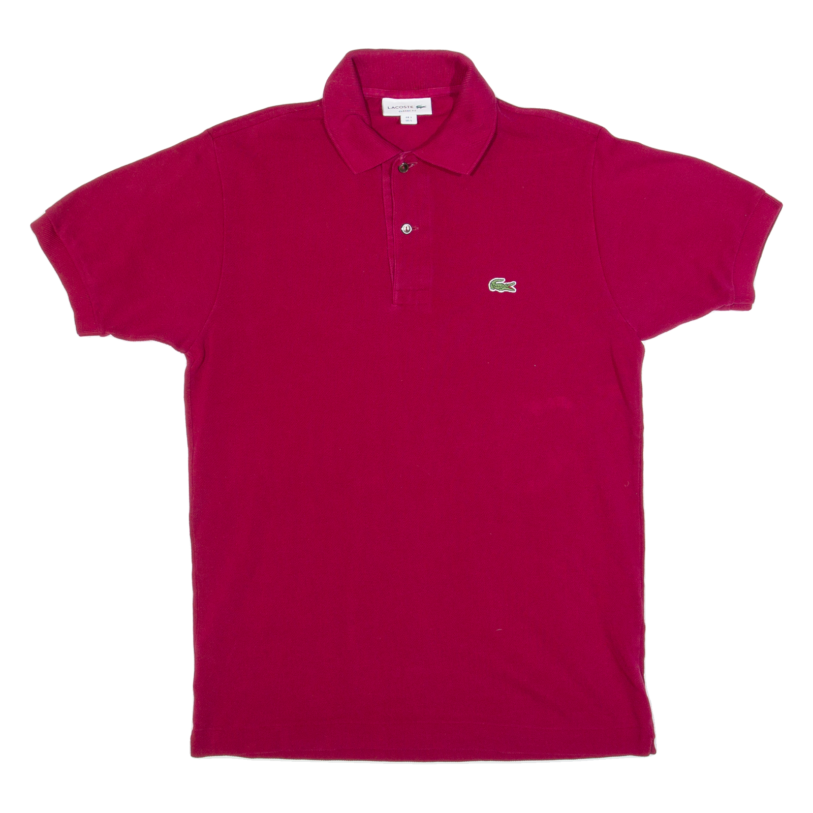 LACOSTE Mens Polo Shirt Red S Refurbished - N/A refurbished available on Cerqular