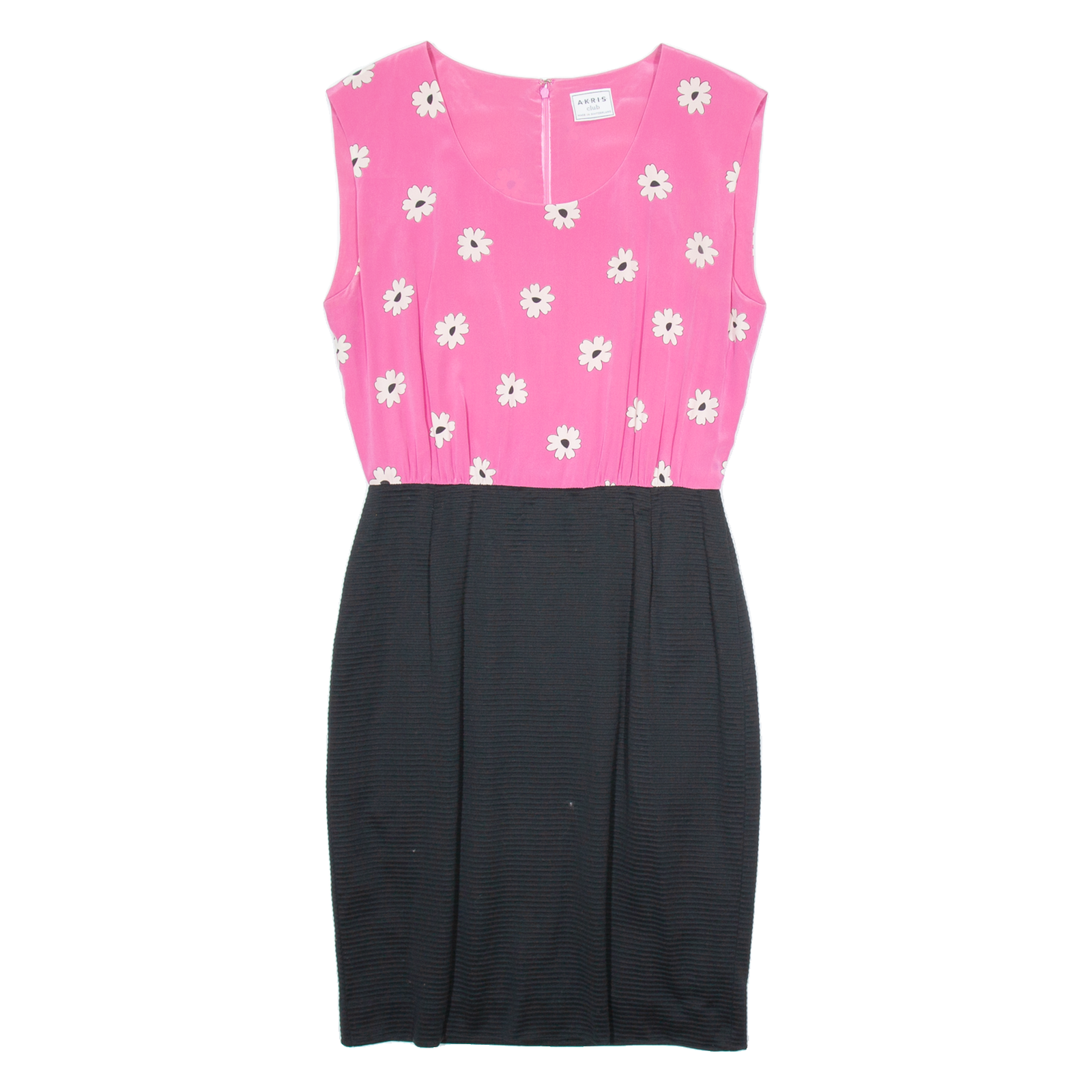 AKRIS Womens Pencil Dress Pink Floral Sleeveless Knee Length S Refurbished - N/A refurbished available on Cerqular