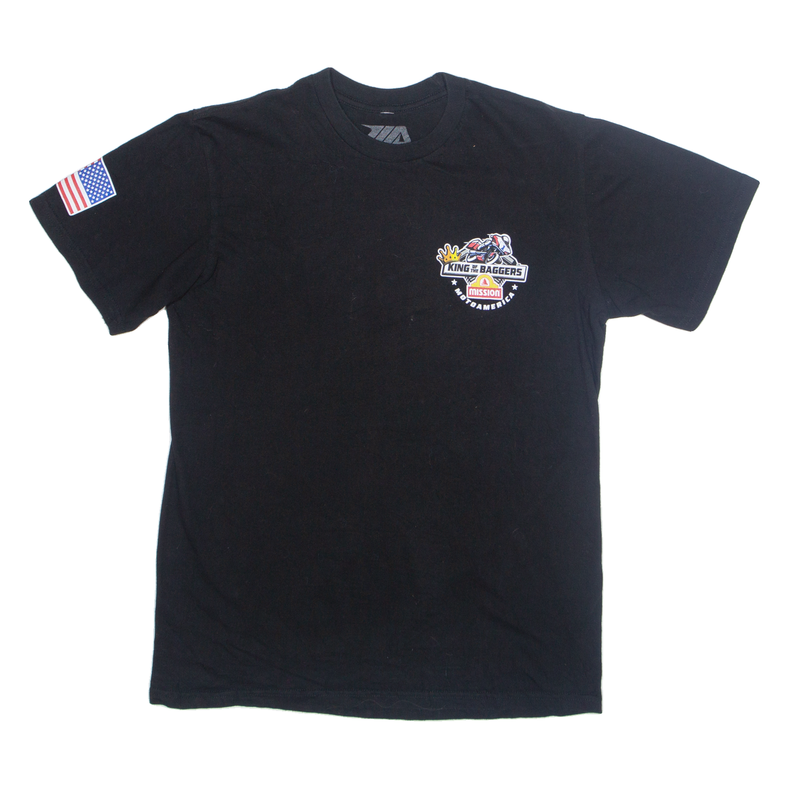 MOTO AMERICA King Of The Baggers Mens T-Shirt Black USA M Refurbished - N/A refurbished available on Cerqular