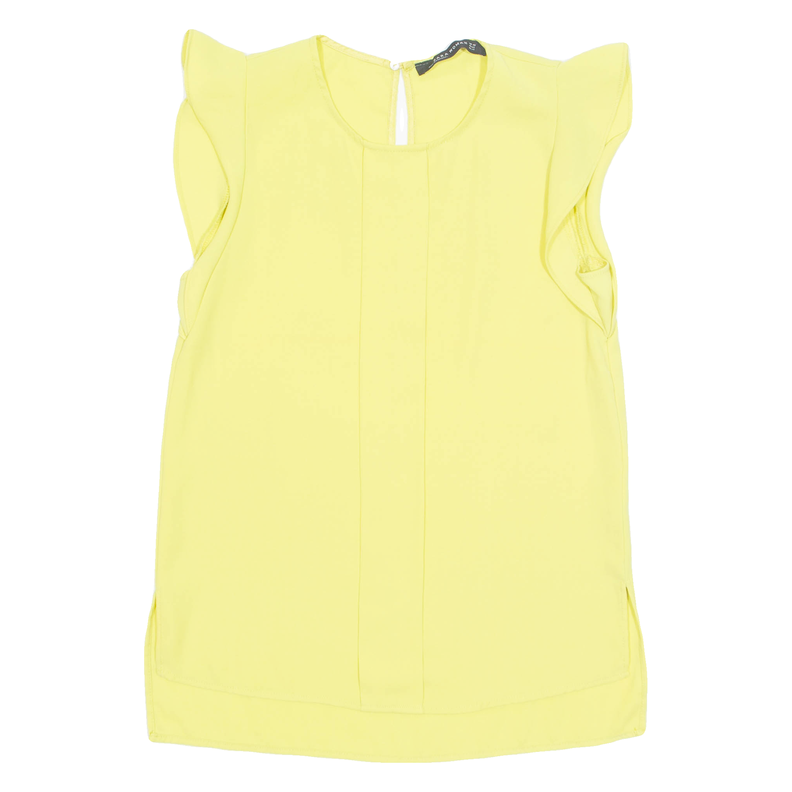 ZARA Womens Blouse Yellow XS Refurbished - N/A refurbished available on Cerqular
