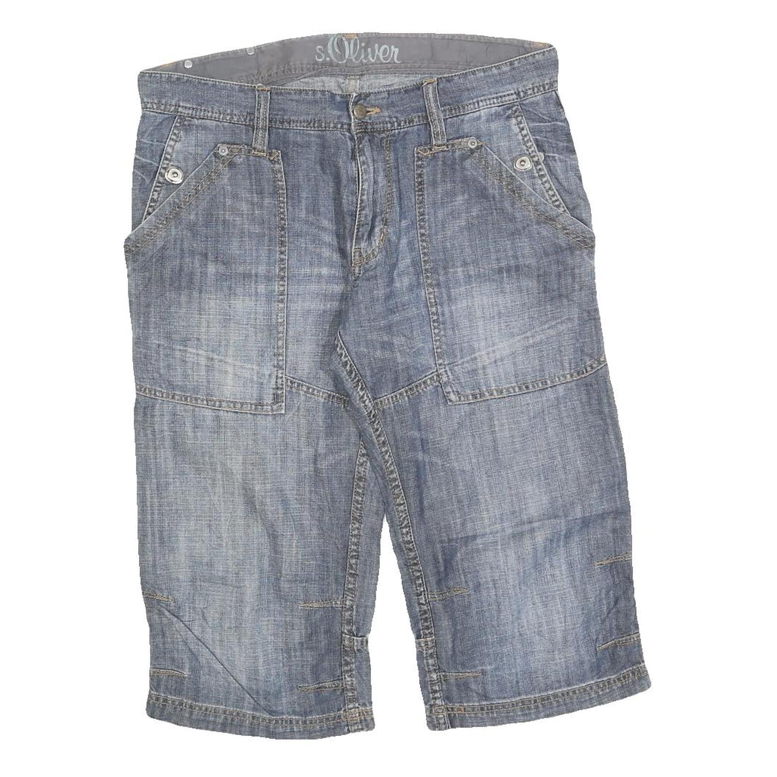 Buy S OLIVER Mens Denim Blue Casual Shorts M W34 Cotton Blend Comfortable Fit Refurbished - $15.59 S OLIVER Mens Denim Blue Casual Shorts M W34 Cotton Blend Comfortable Fit Refurbished - N/A refurbished available on Cerqular