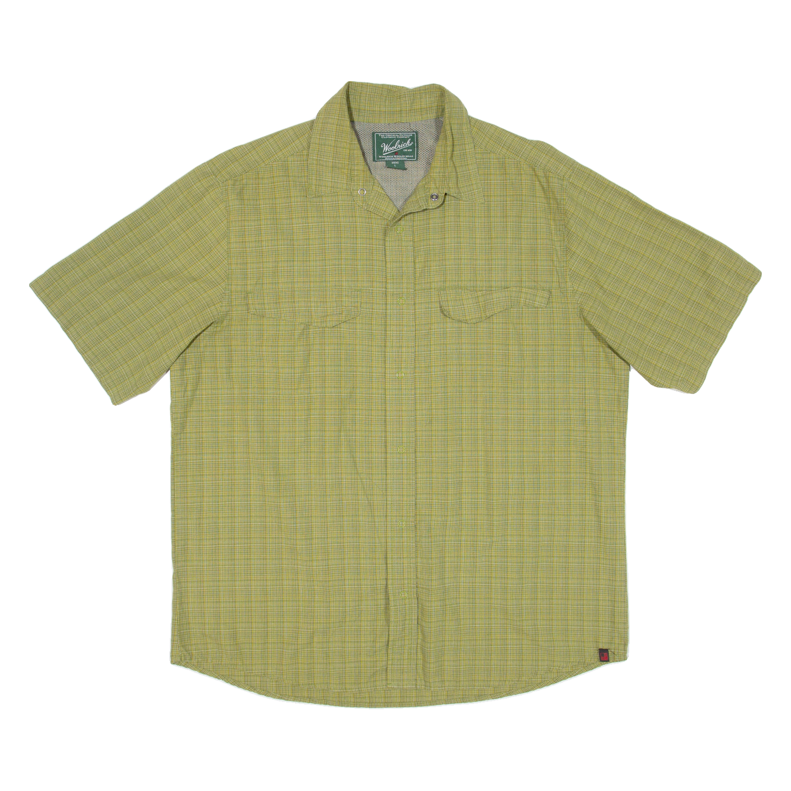WOOLRICH Mens Shirt Green Check L Refurbished - N/A refurbished available on Cerqular