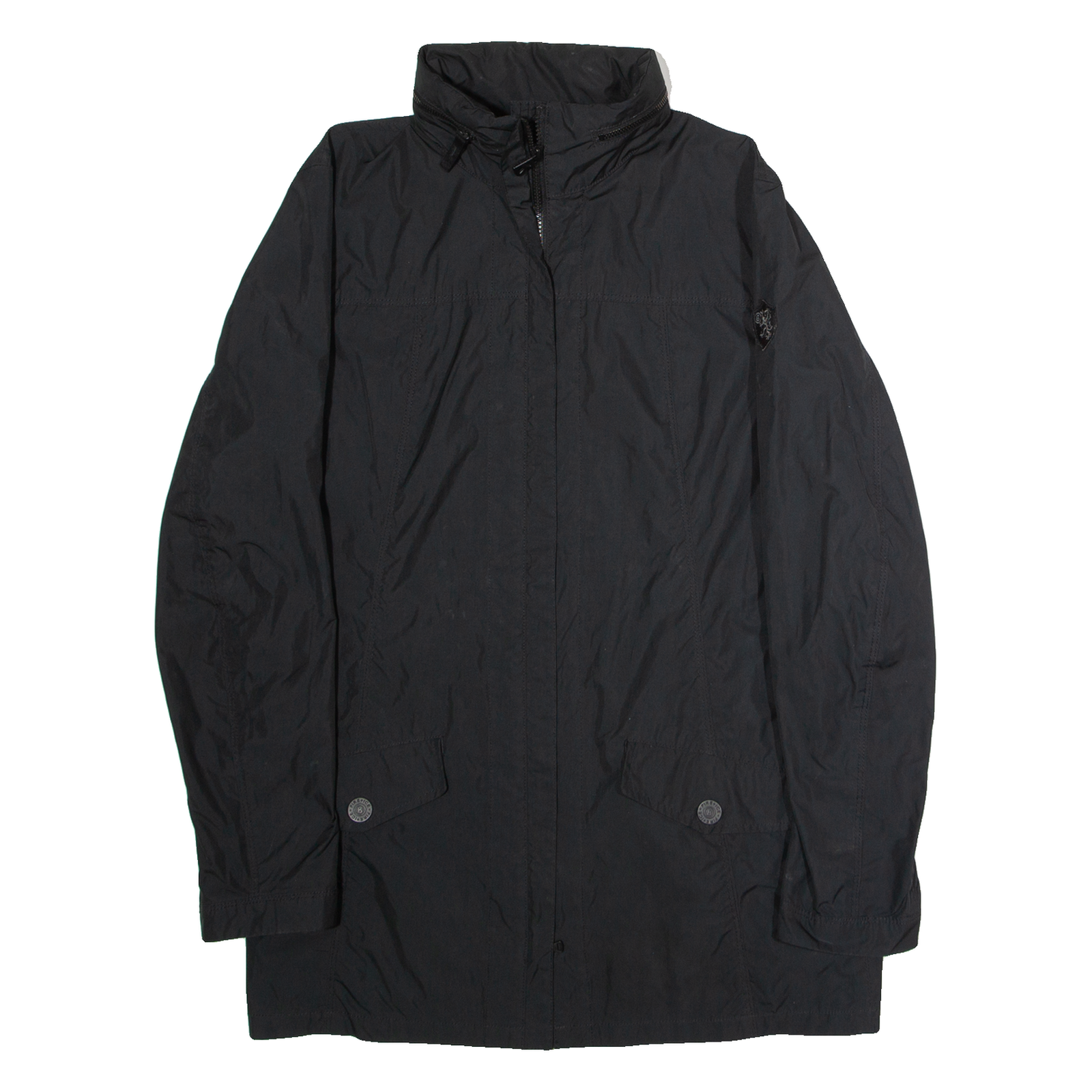 BOGNER Womens Rain Jacket Black Hooded UK 12 Refurbished - N/A refurbished available on Cerqular
