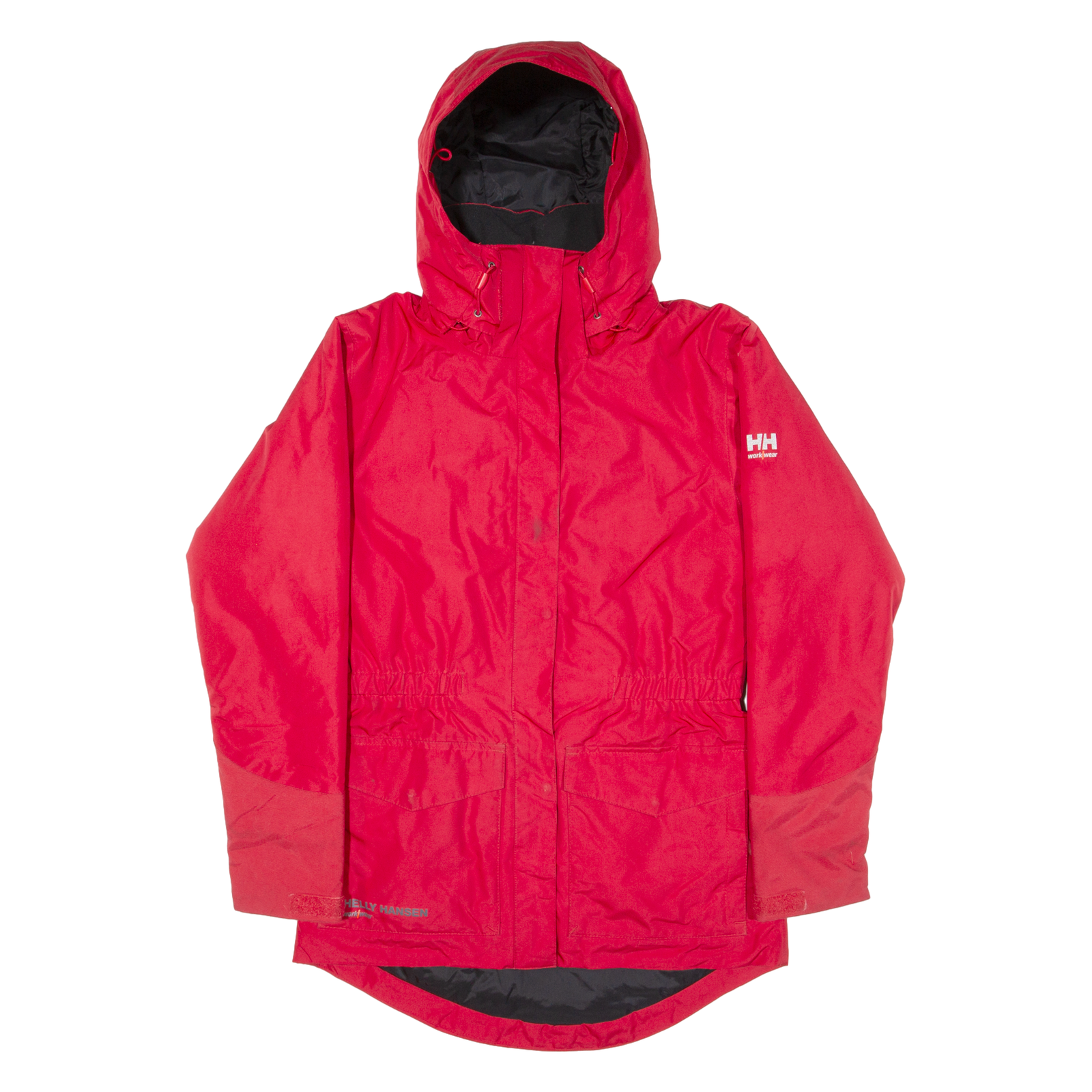 HELLY HANSEN Insulated Workwear Womens Rain Jacket Red Hooded S Refurbished - N/A refurbished available on Cerqular