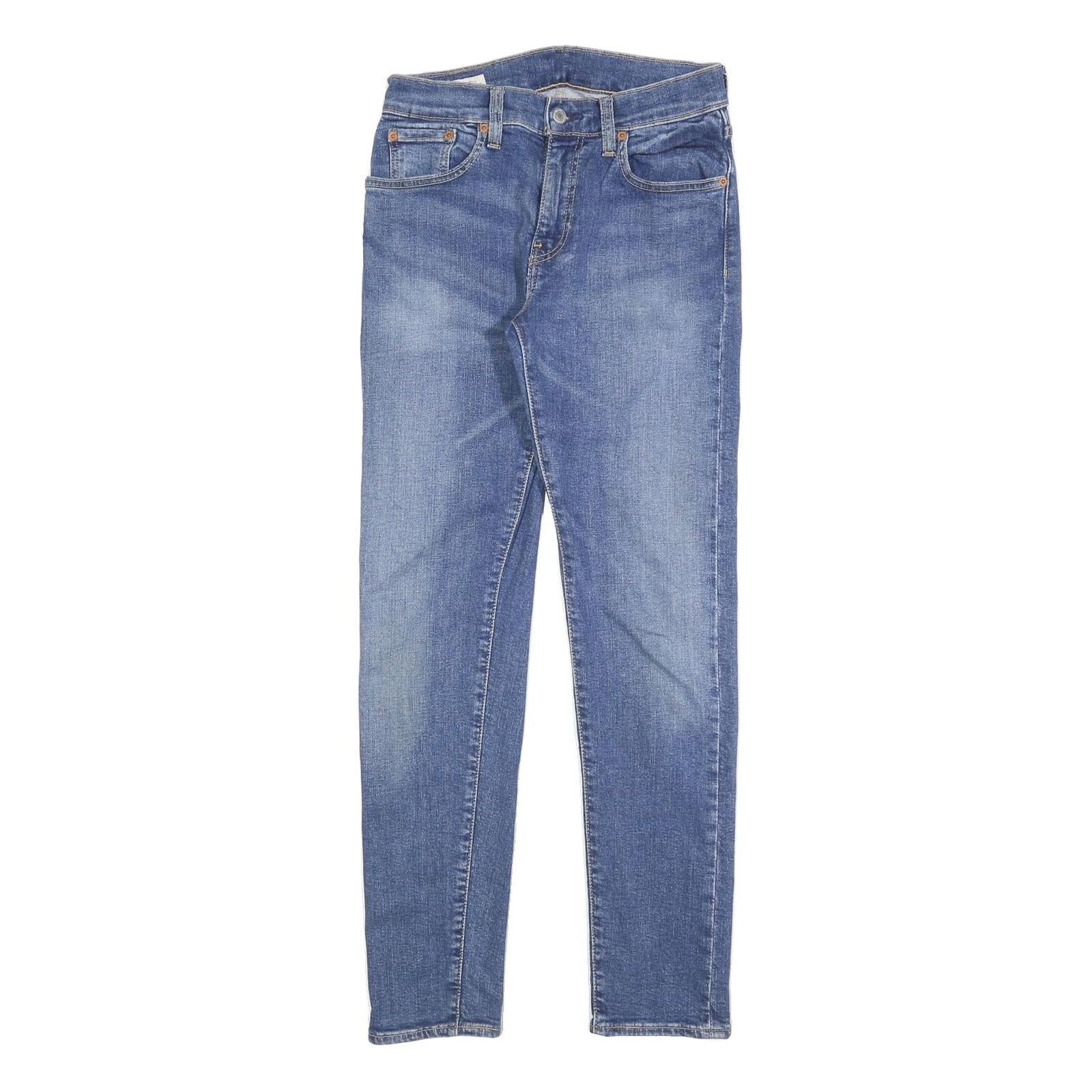 LEVI'S 512 BIG E Mens Jeans Blue Slim Skinny Denim W28 L32 Stretch Cotton Blend Refurbished - N/A refurbished available on Cerqular