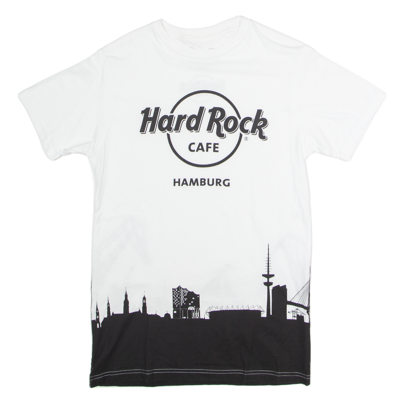 HARD ROCK CAFE Hamburg Mens T-Shirt White Crew Neck S Refurbished - N/A refurbished available on Cerqular