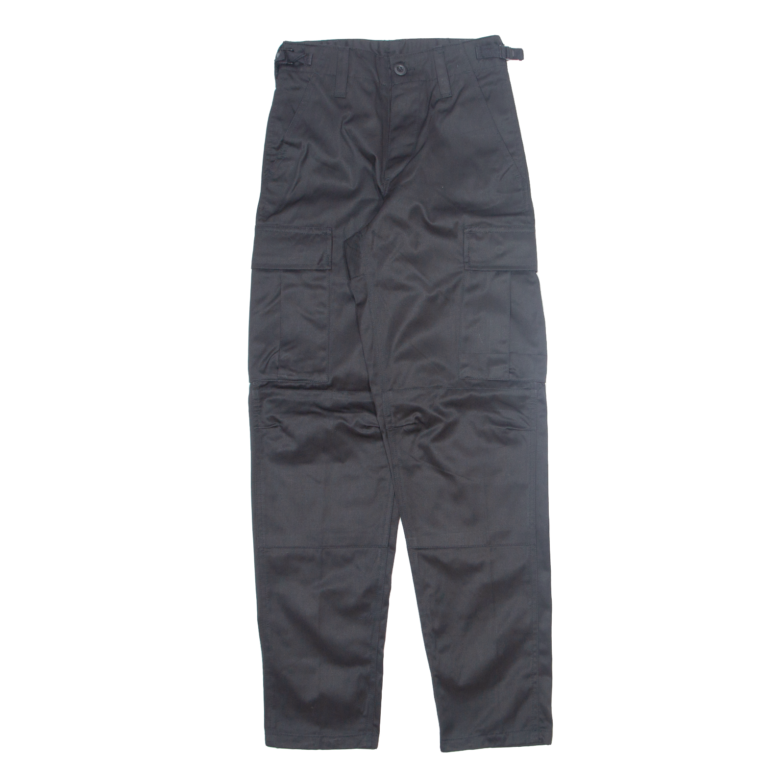 Military Cargo Mens Trousers Black Slim Straight W24 L30 Refurbished - N/A refurbished available on Cerqular