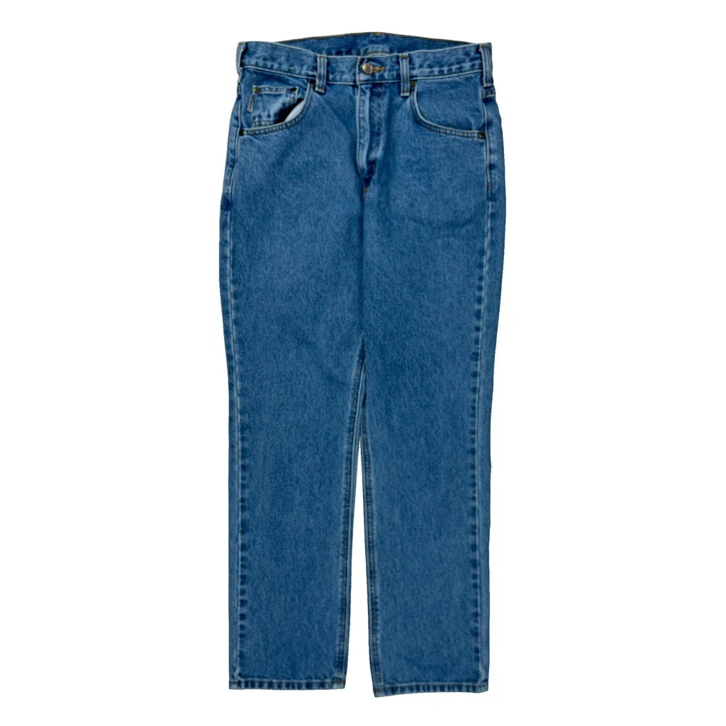 Carhartt Jeans - 30W 30L Blue Cotton Refurbished - Thrifted (note: this is a term often used to describe second- refurbished available on Cerqular