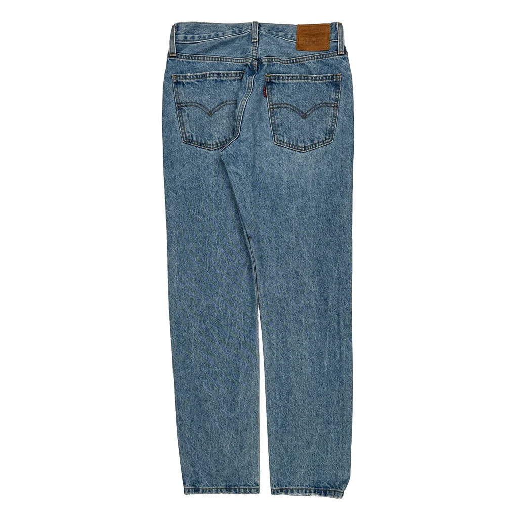 Levis Jeans - 26W UK 6 Light Wash Cotton Refurbished - Thrifted (note: this is a term often used to describe second- refurbished available on Cerqular