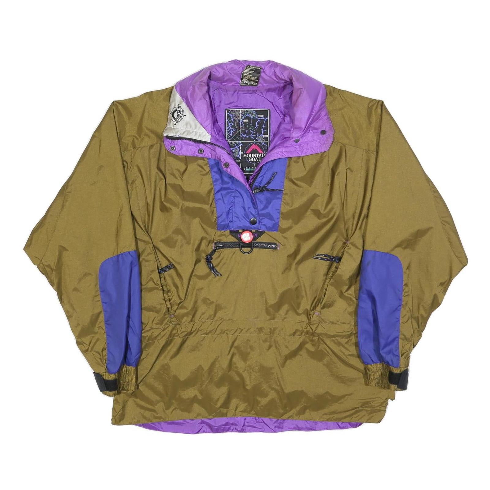 MOUNTAIN GEAR Womens Olive & Purple Outdoor Zip Jacket L Polyester Blend Refurbished - N/A refurbished available on Cerqular