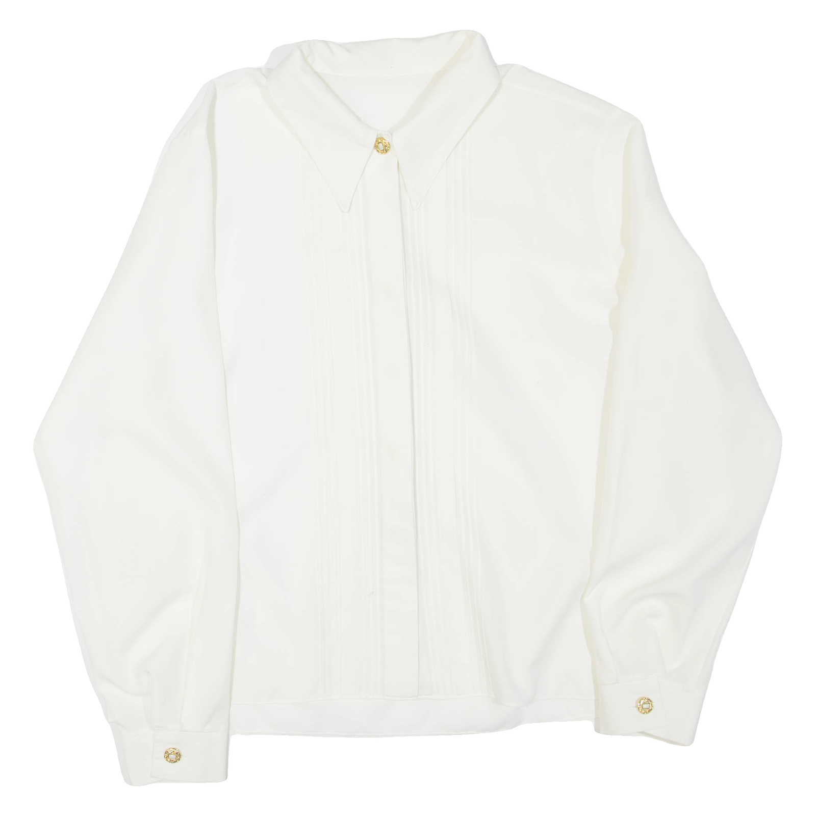 Buy Womens Shirt White Collared Long Sleeve L Refurbished - $16.89 Womens Shirt White Collared Long Sleeve L Refurbished - N/A refurbished available on Cerqular