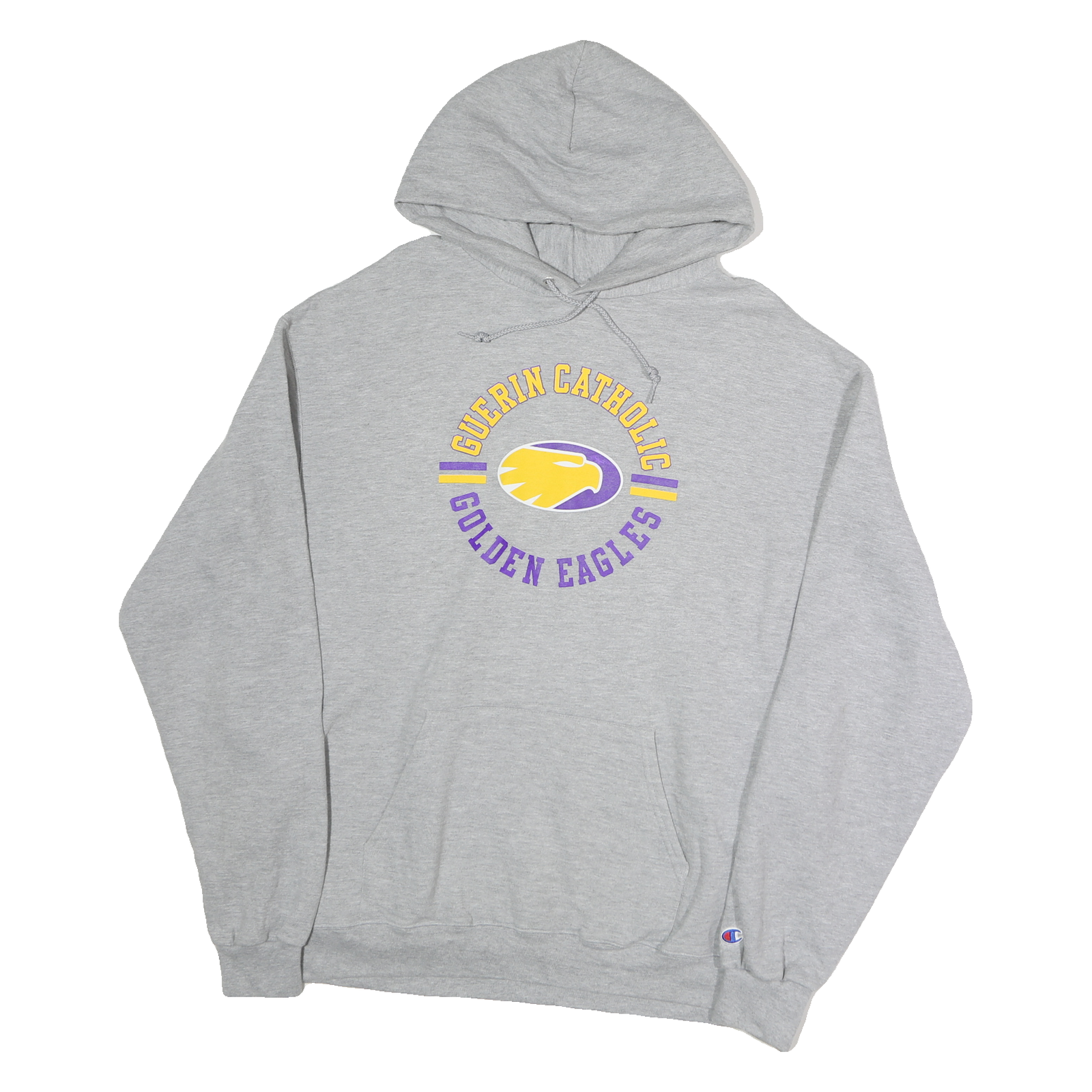 Buy CHAMPION Mens Grey Guerin Catholic Golden Eagles Hoodie XL Pullover Cotton Refurbished - $32.49 CHAMPION Mens Grey Guerin Catholic Golden Eagles Hoodie XL Pullover Cotton Refurbished - N/A refurbished available on Cerqular