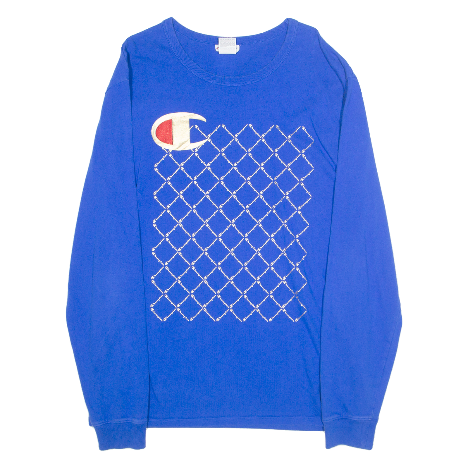 CHAMPION Heritage Mens T-Shirt Blue Long Sleeve L Refurbished - N/A refurbished available on Cerqular