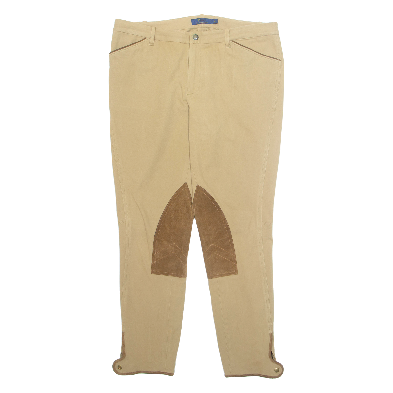 POLO RALPH LAUREN Womens Trousers Beige Regular Tapered W34 L27 Refurbished - N/A refurbished available on Cerqular